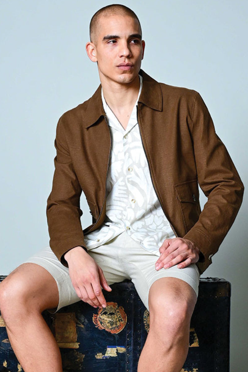 Millan short bomber jacket-3col