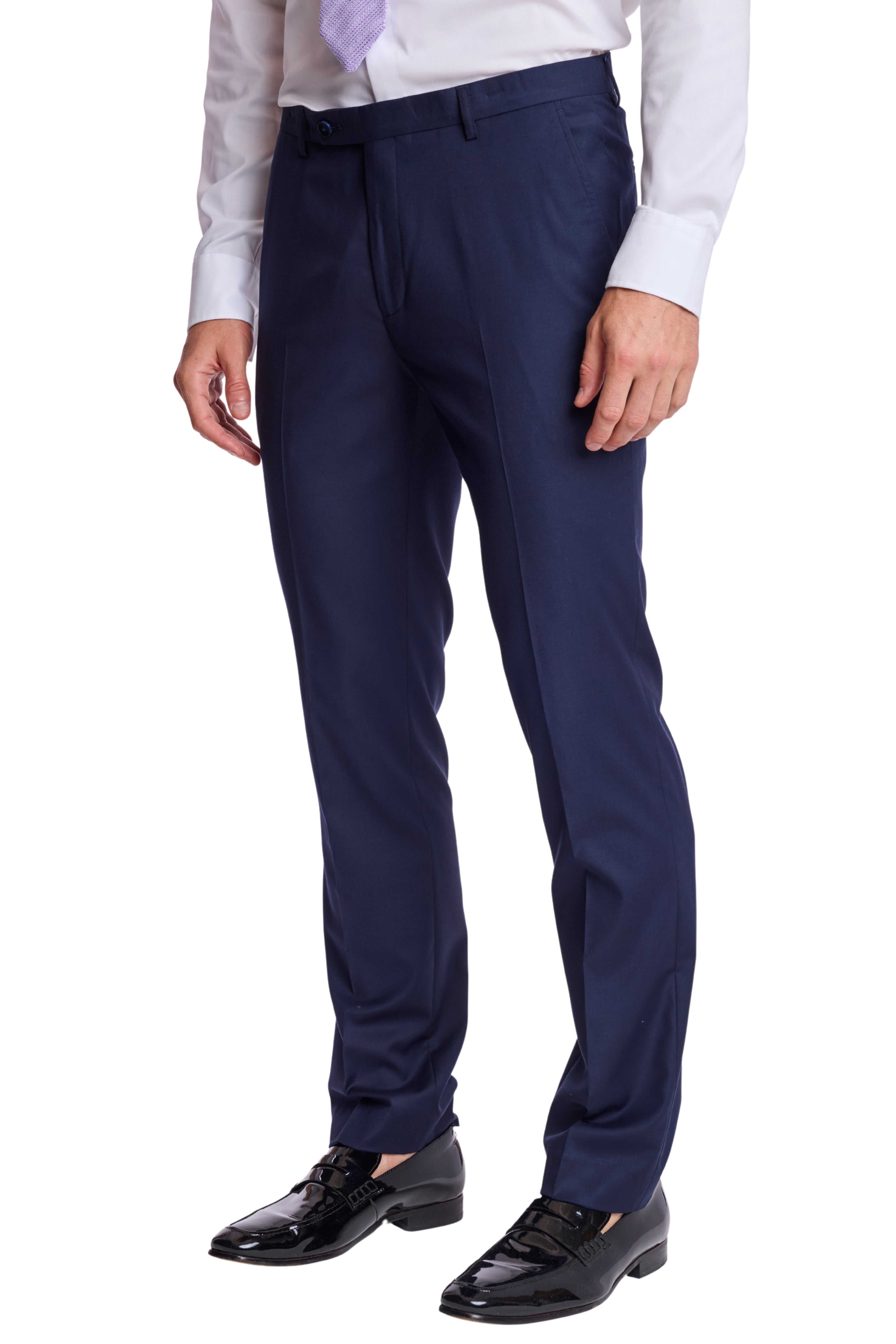 Downing Pants - slim - Solid Navy Blue