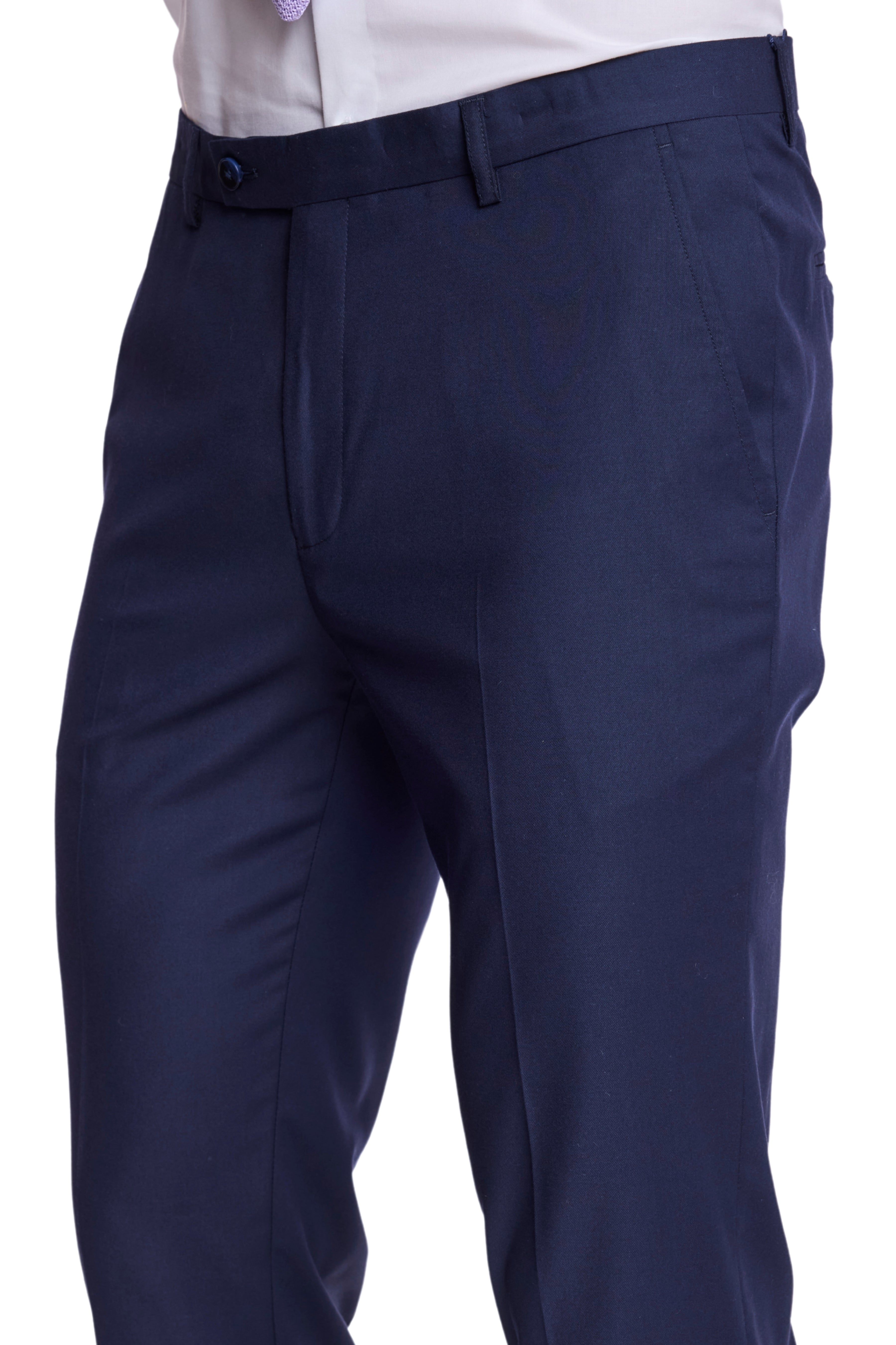 Downing Pants - slim - Solid Navy Blue