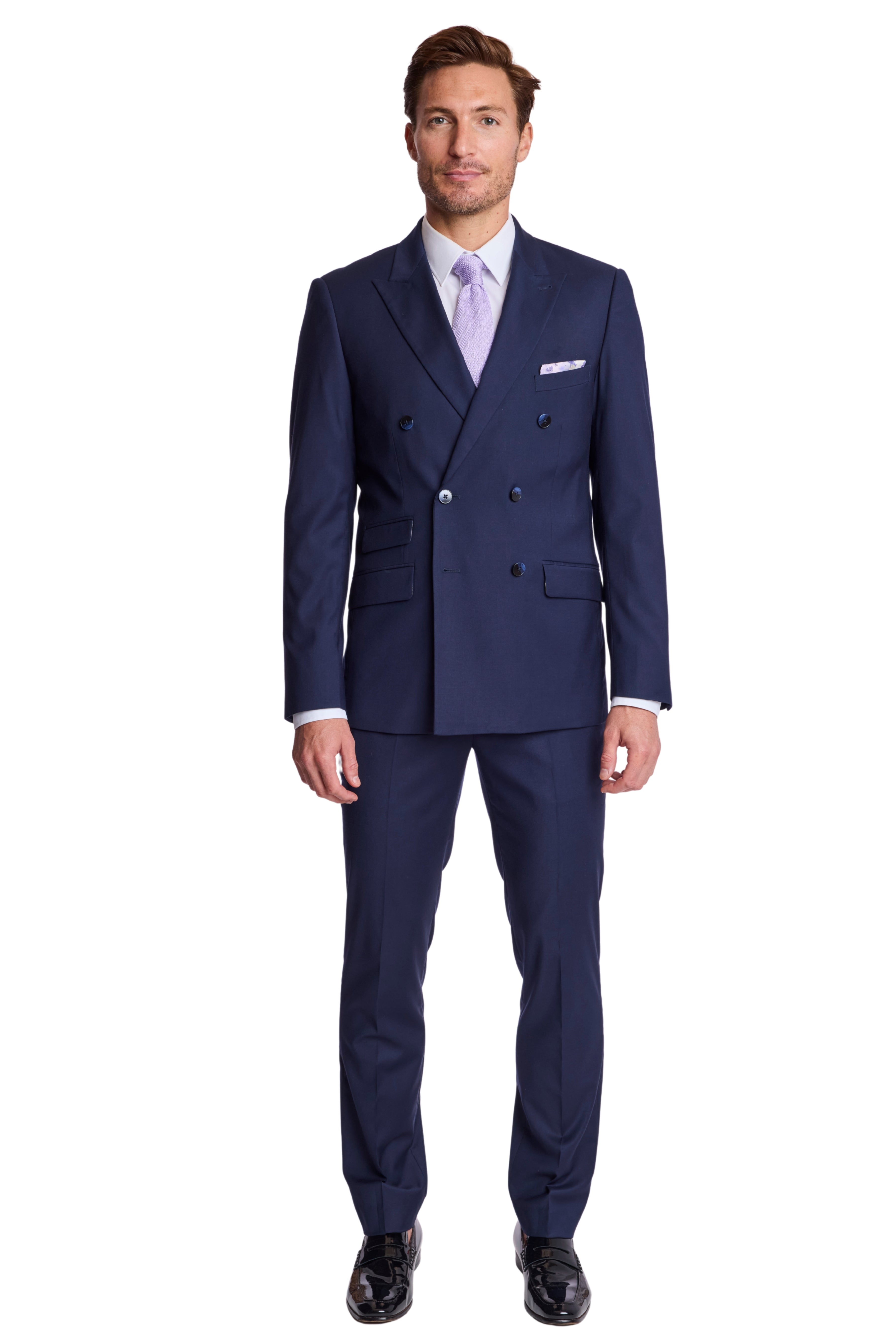 Downing Pants - slim - Solid Navy Blue