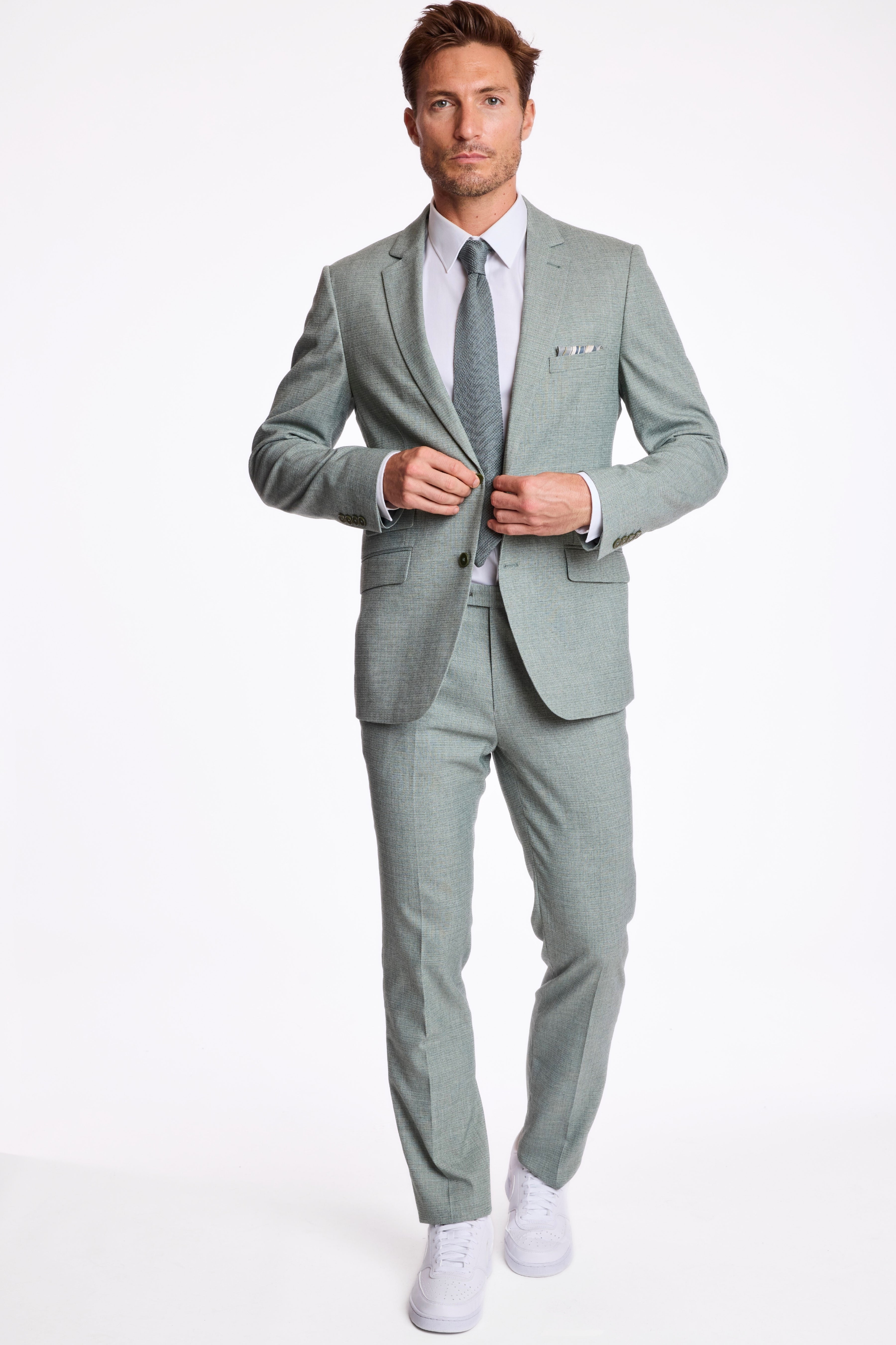 Downing Pants - slim - Minted Sage