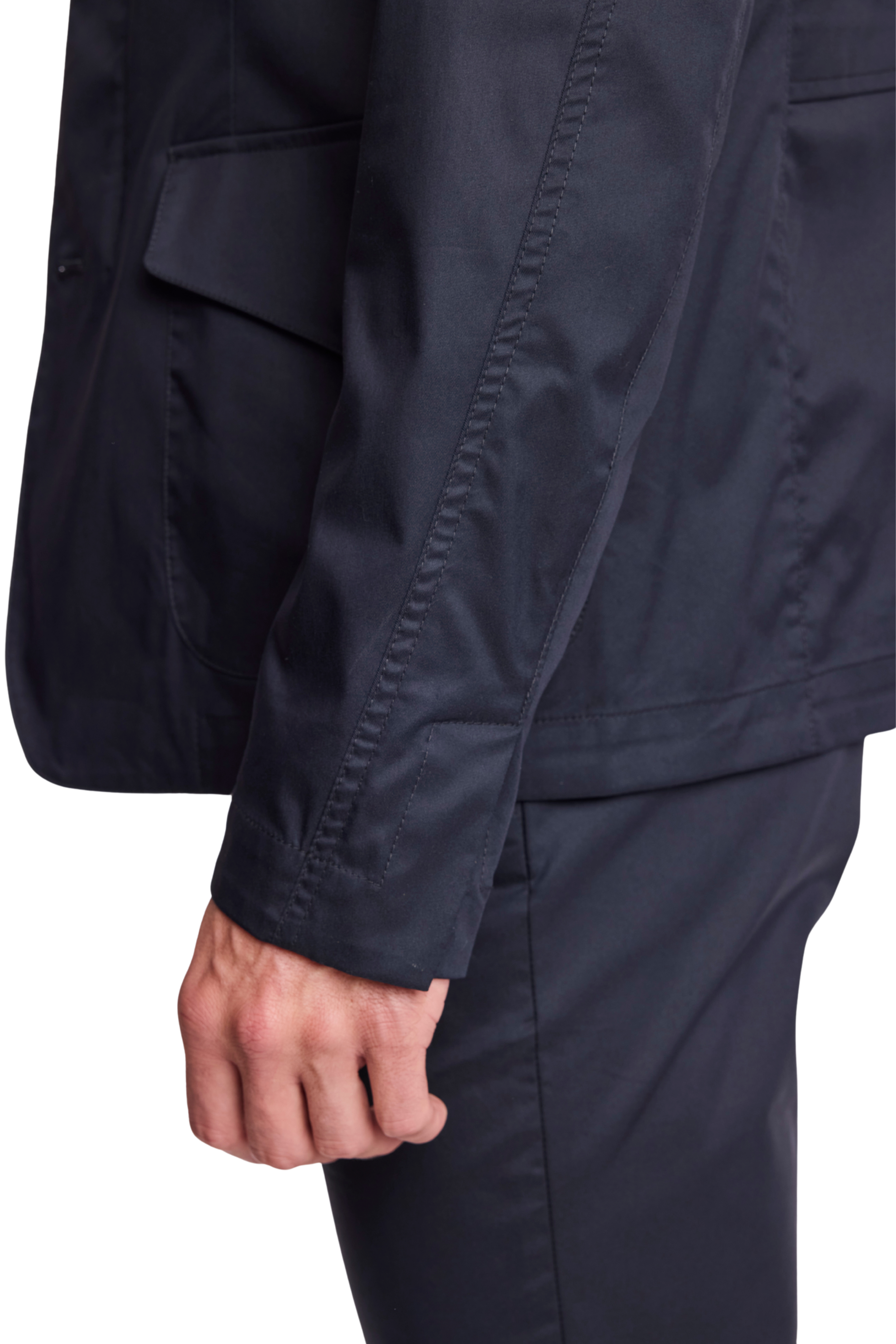 City 4 Pocket Jacket - Black Tech