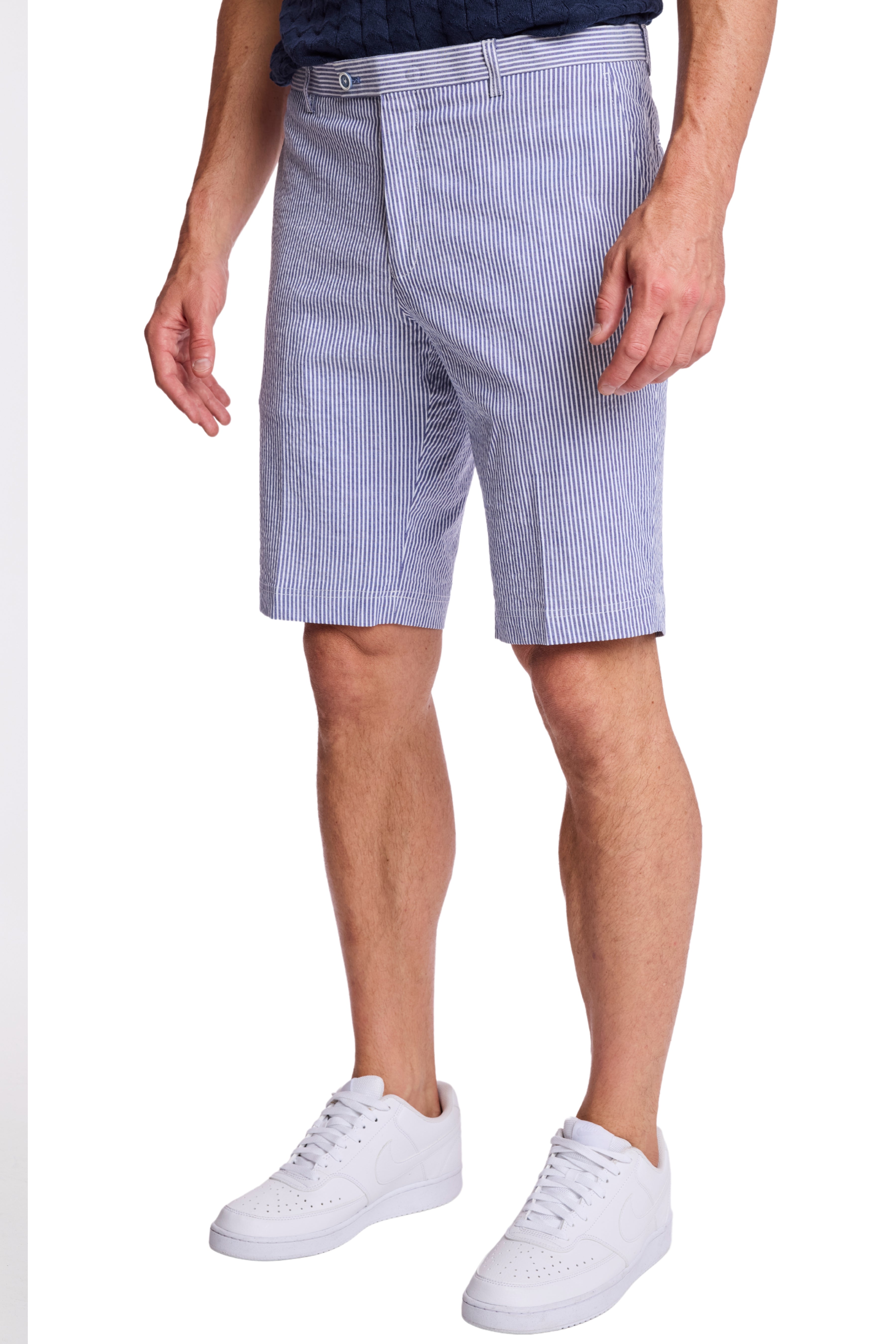 Fairview Shorts - slim - Blue Quartz Seersucker