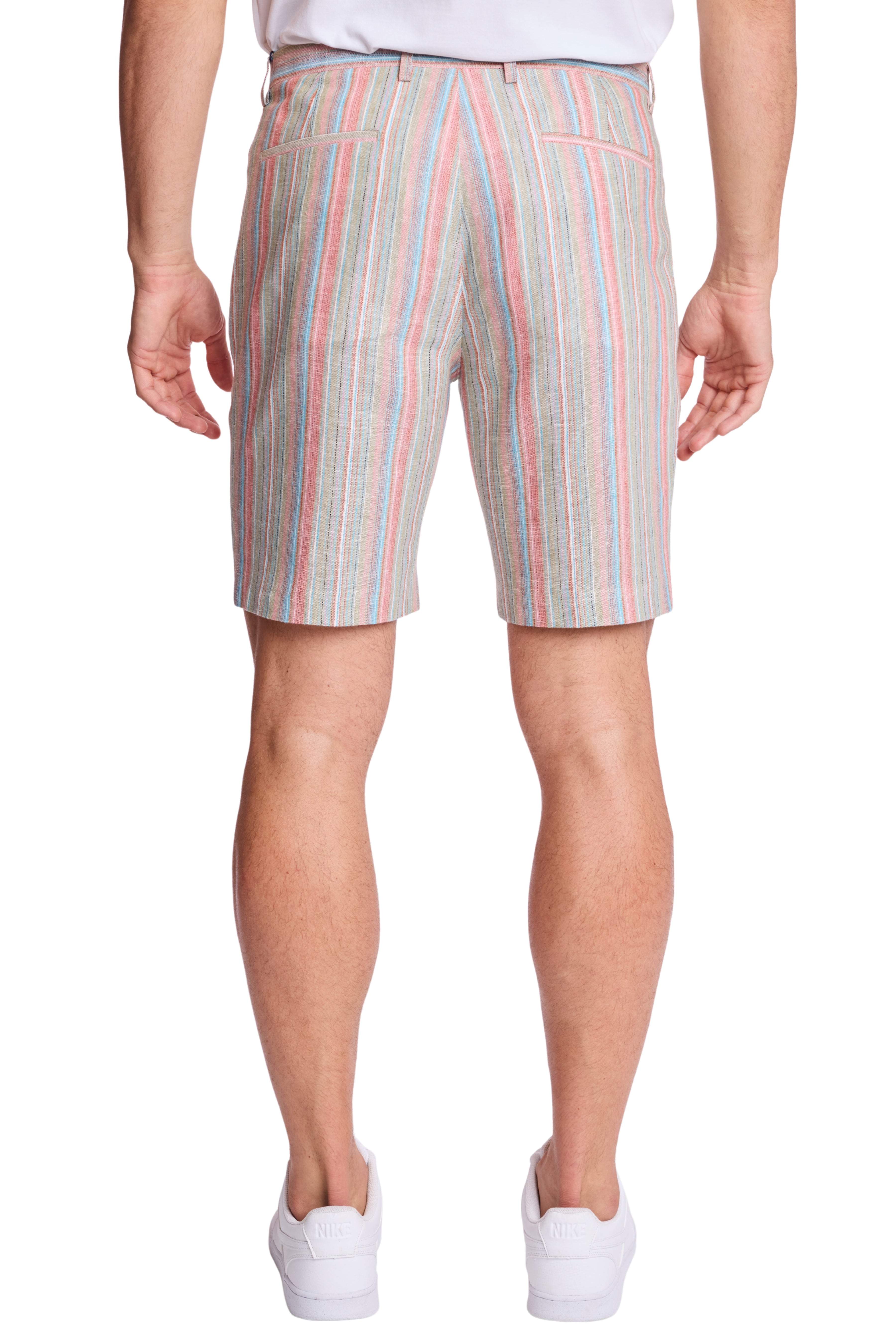 Felix Shorts - slim - Ocean Coral Stripe