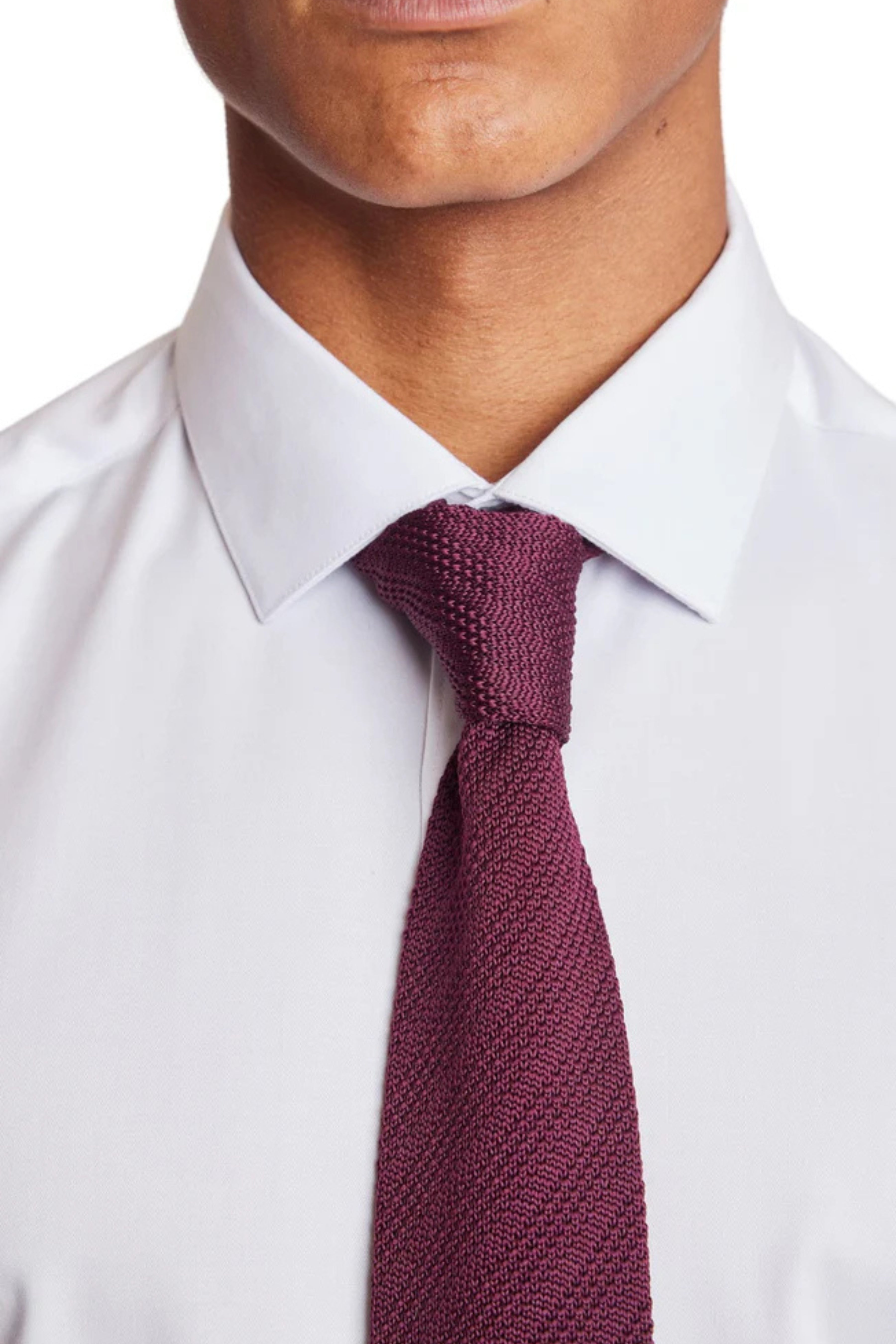 Stanley Knit Tie - Malbec