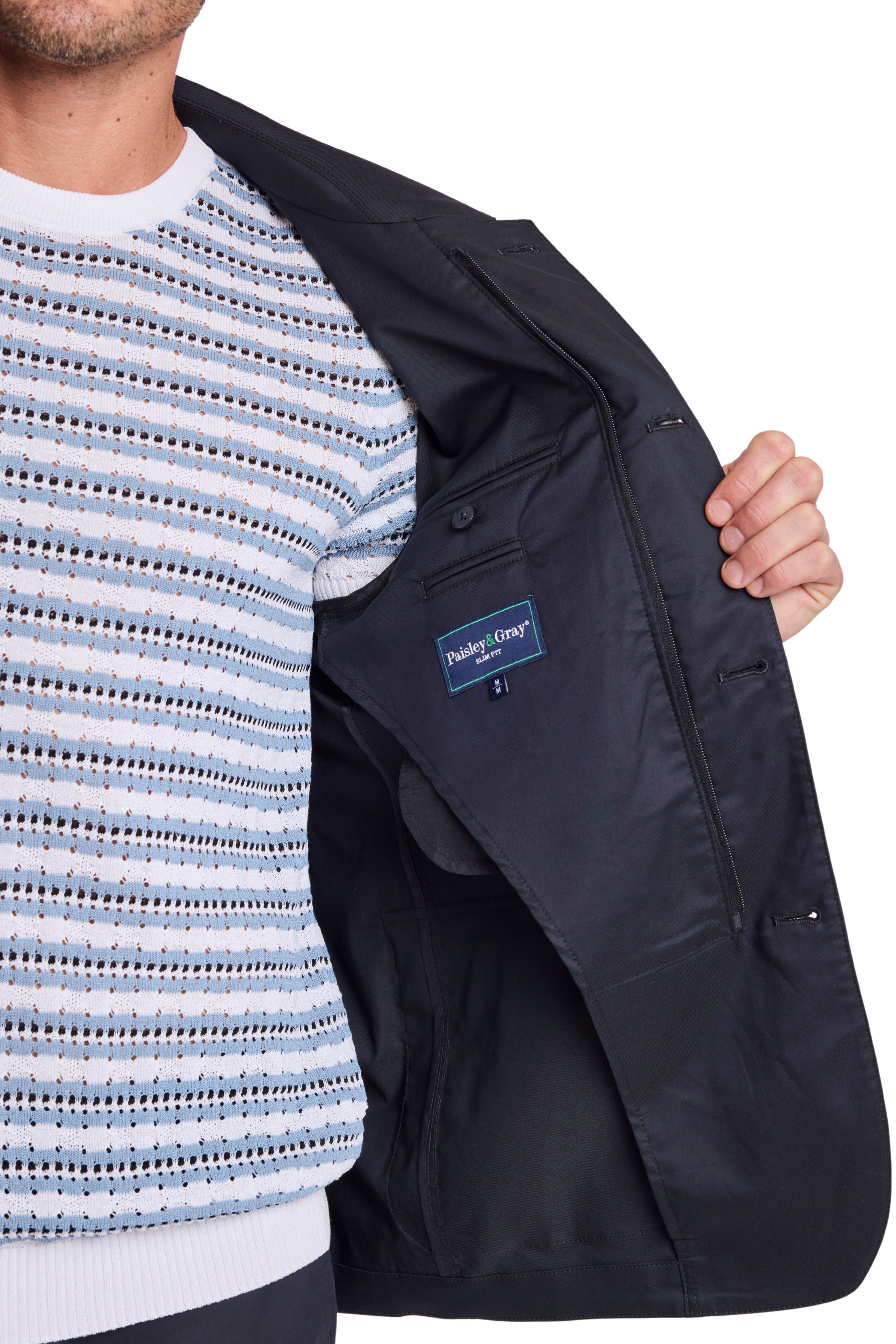 City 4 Pocket Jacket - Black Tech