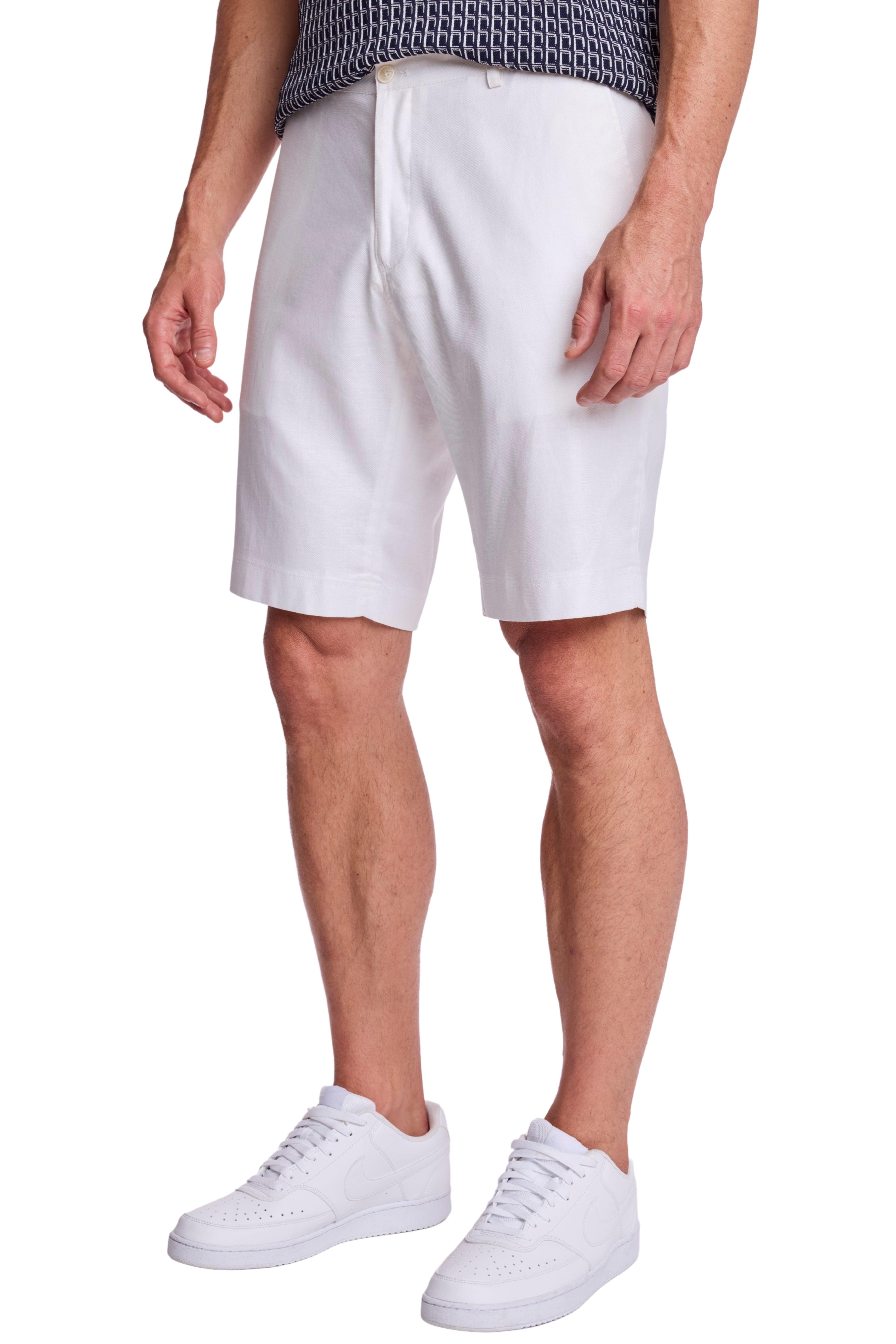 Felix Shorts - slim - White Lotus Linen