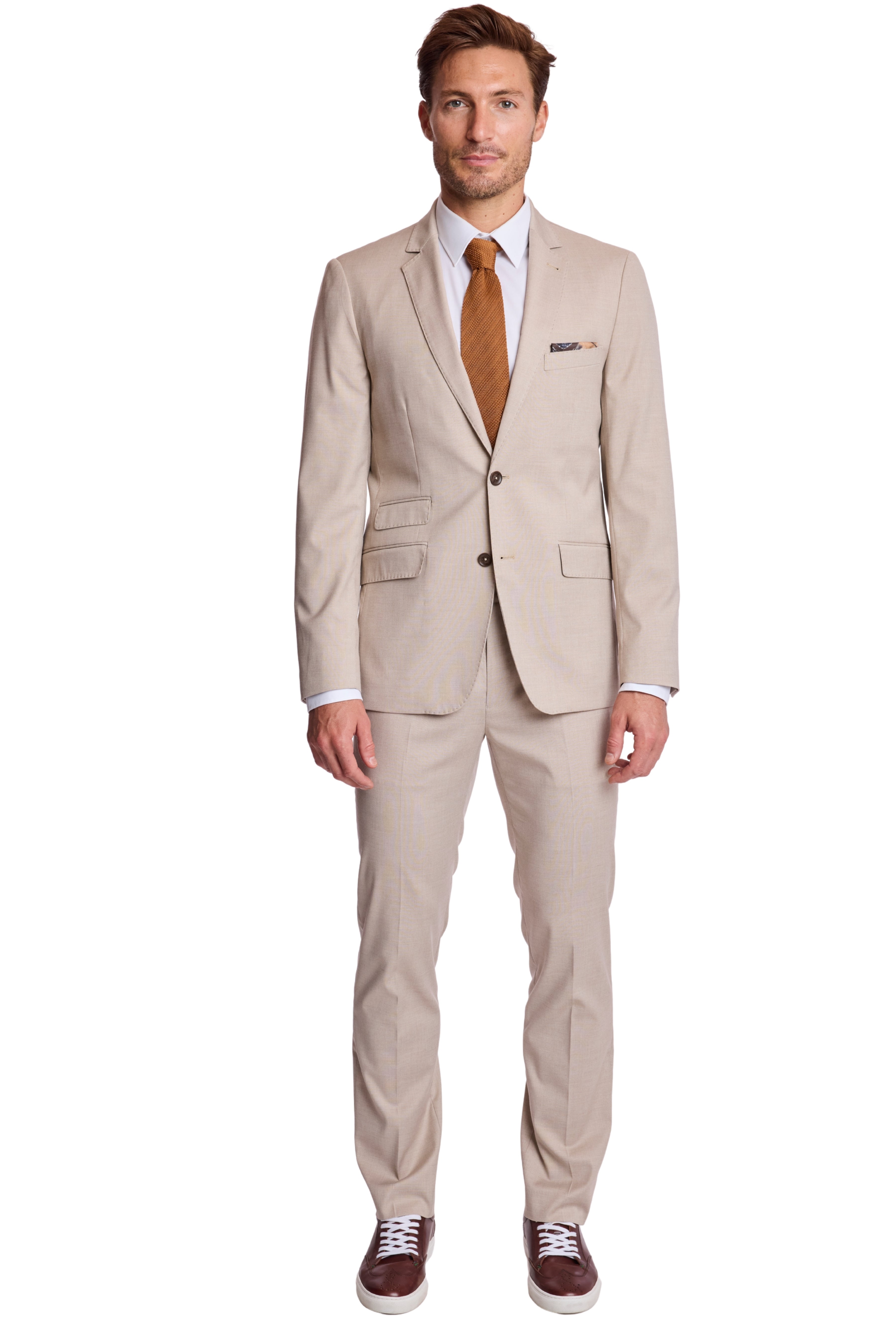 Dover Notch Jacket - slim - Putty Beige