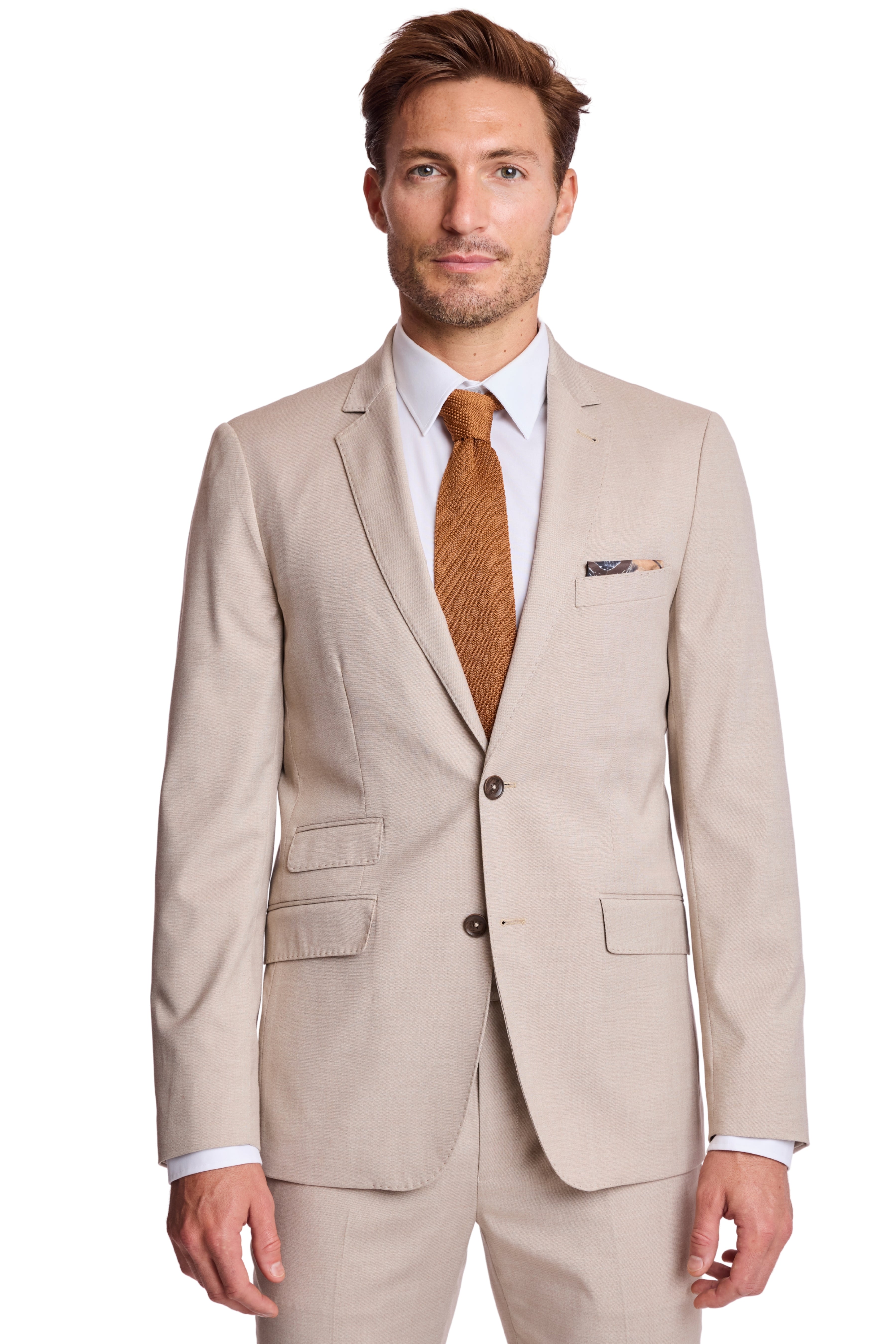 Dover Notch Jacket - slim - Putty Beige