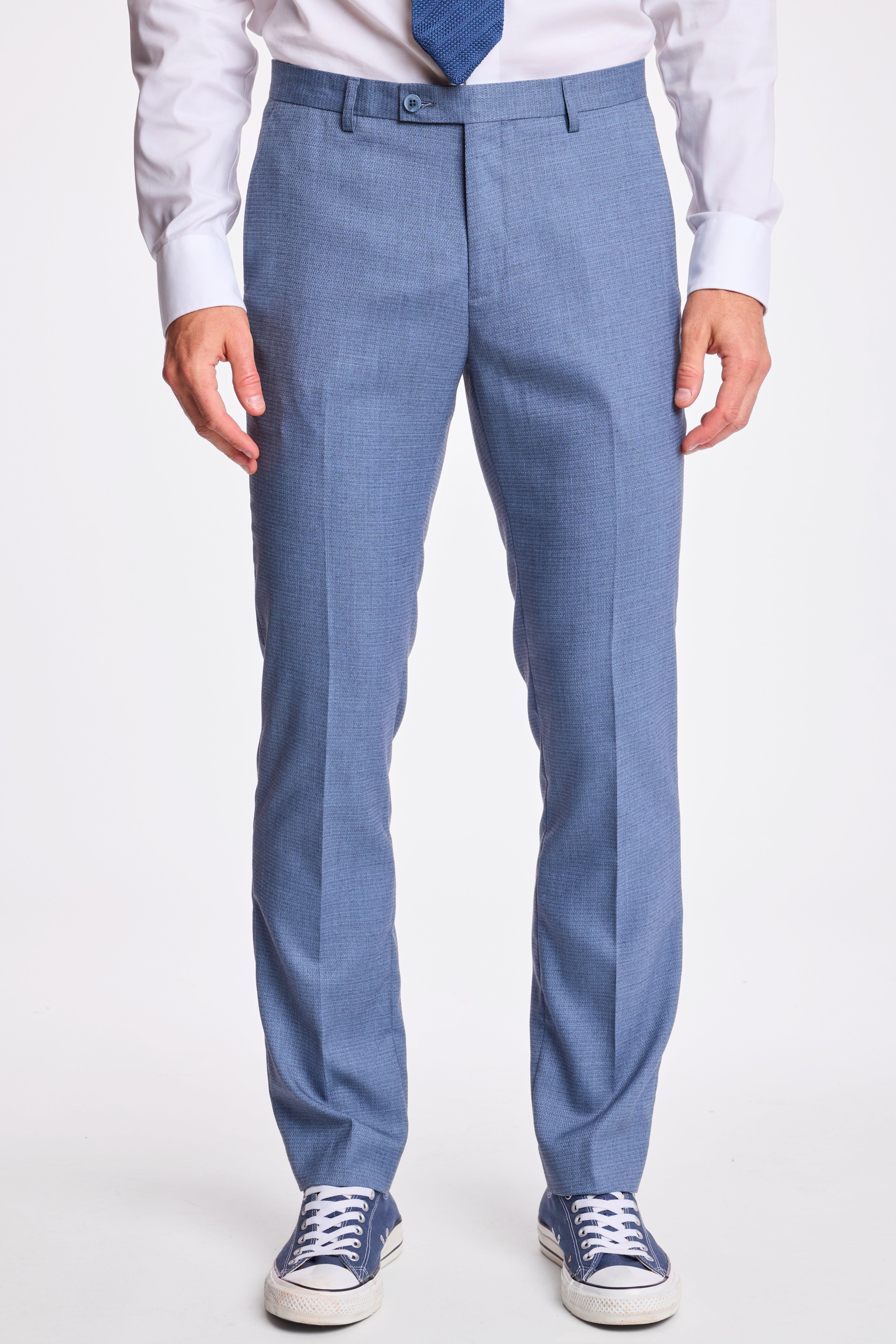 Downing Pants - slim - Grey Blue Ice