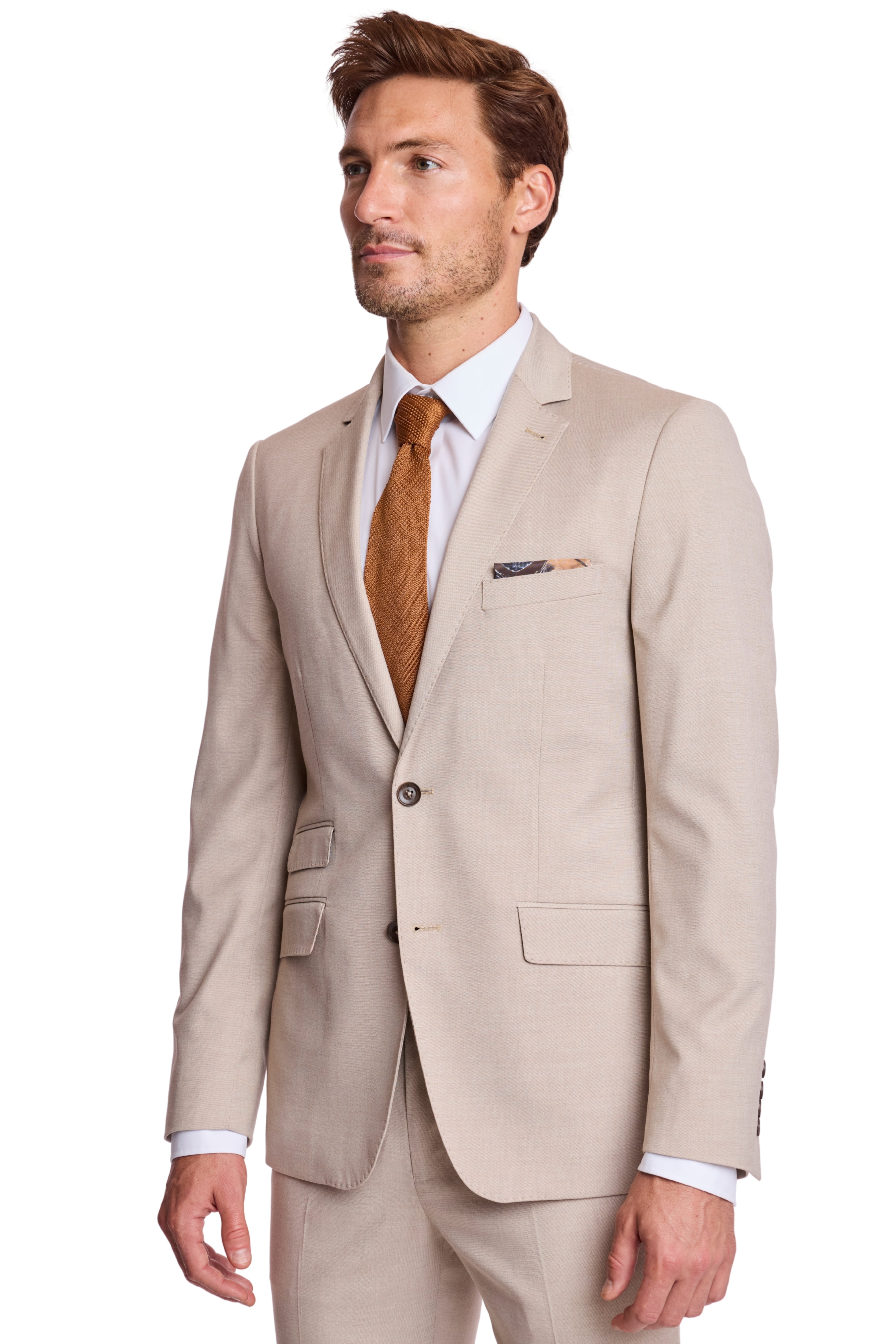 Dover Notch Jacket - slim - Putty Beige