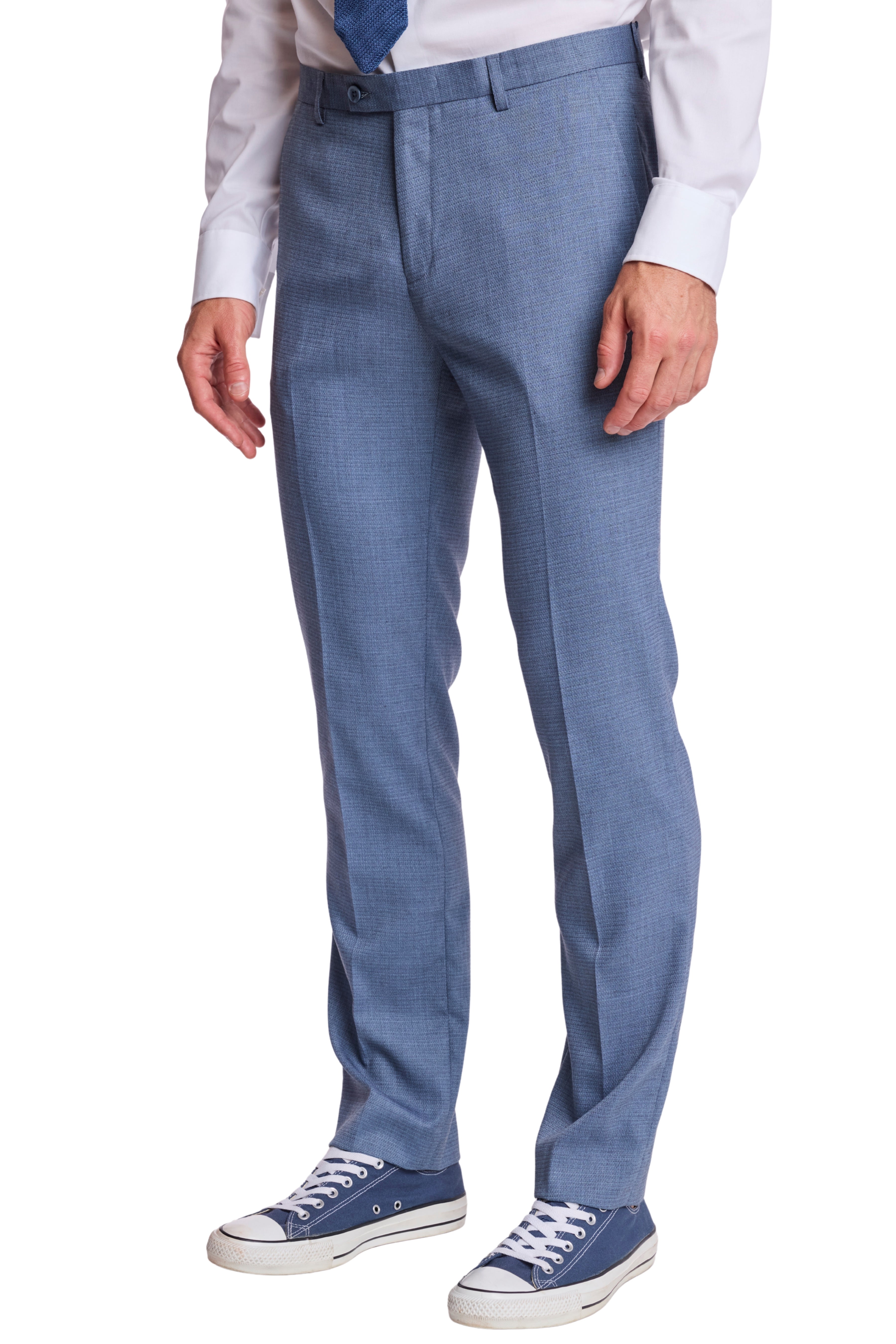 Downing Pants - slim - Grey Blue Ice