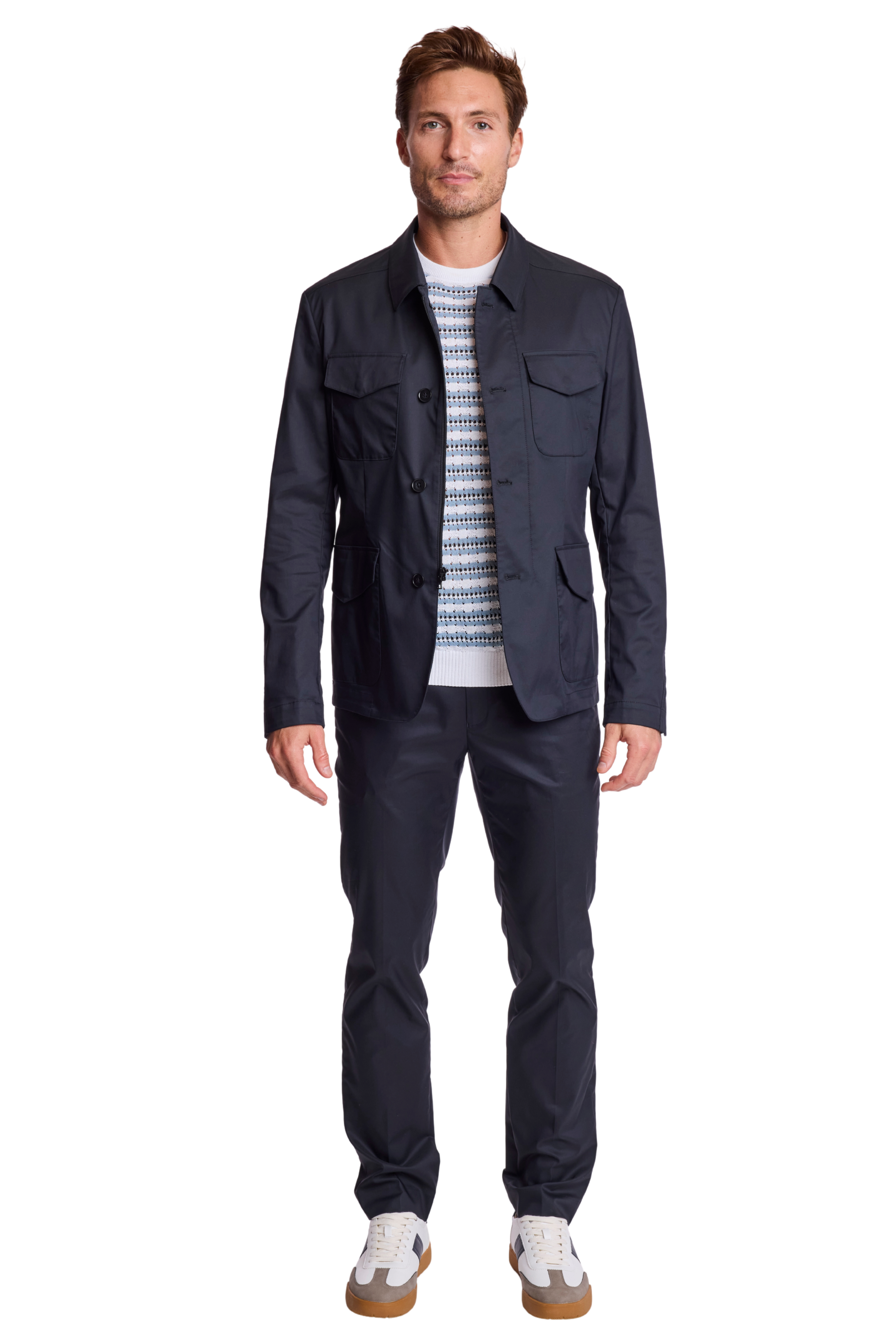 City 4 Pocket Jacket - Black Tech