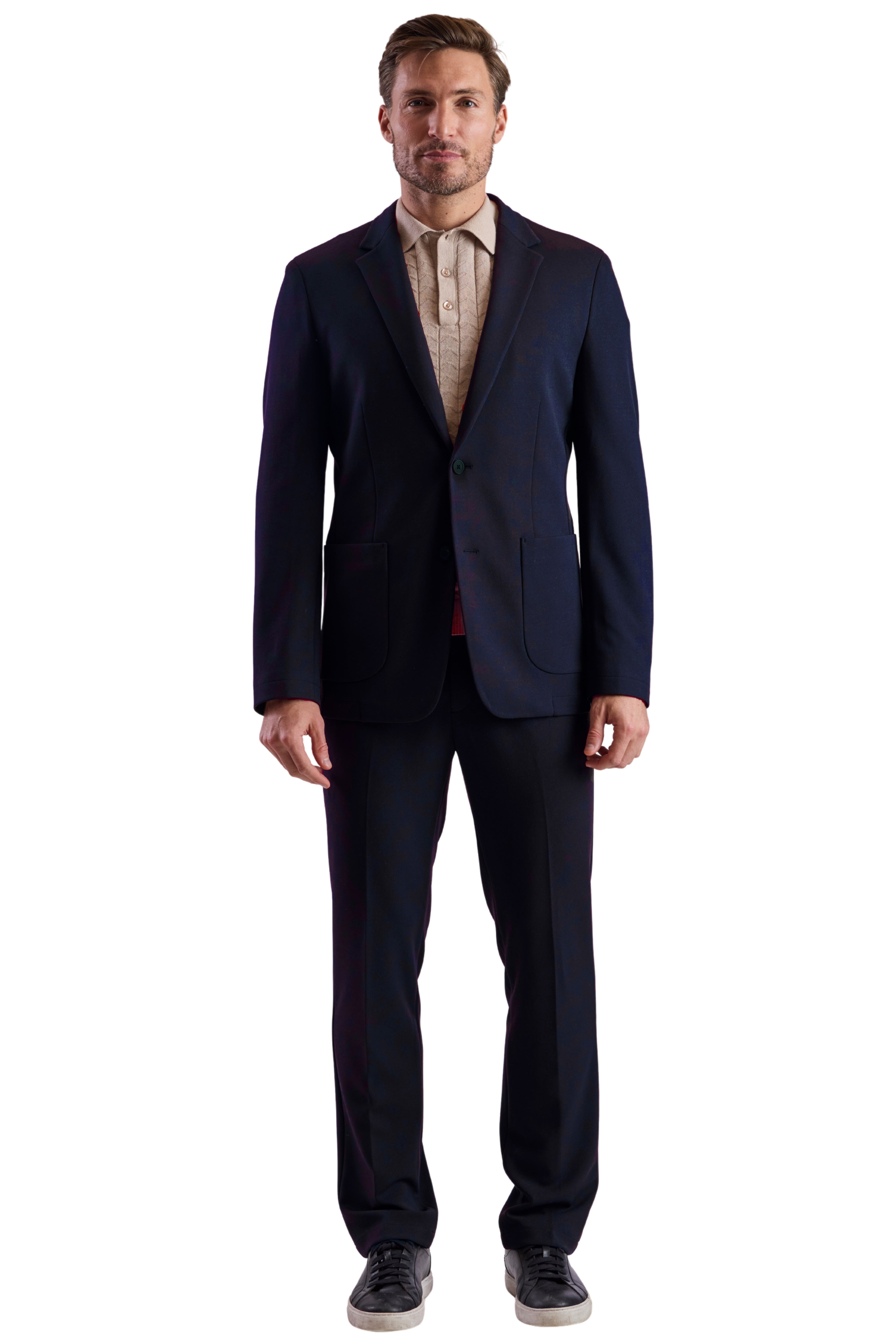 Travel Downing pants - slim - Black Night