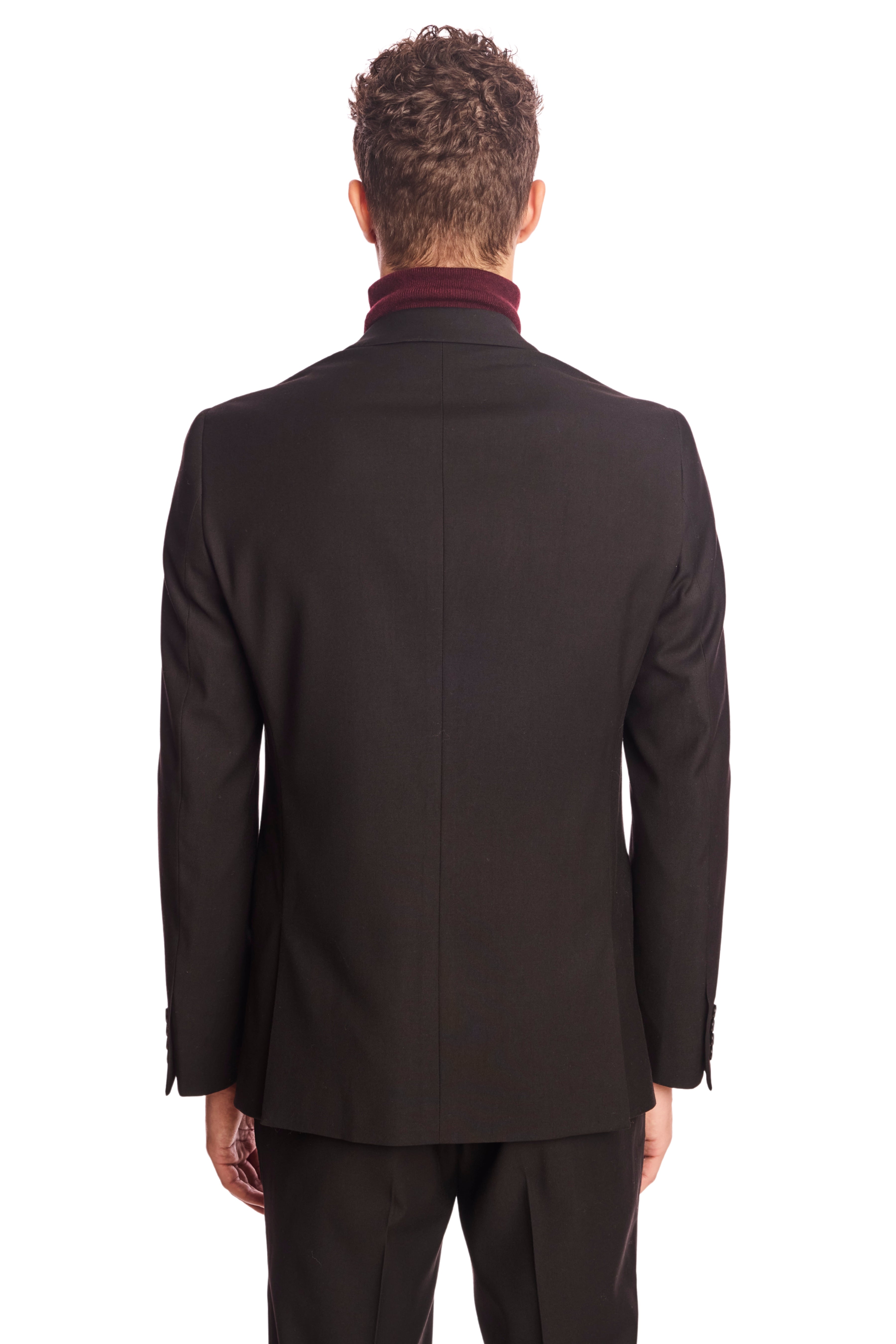 Dover Notch Jacket - slim - Black Twill