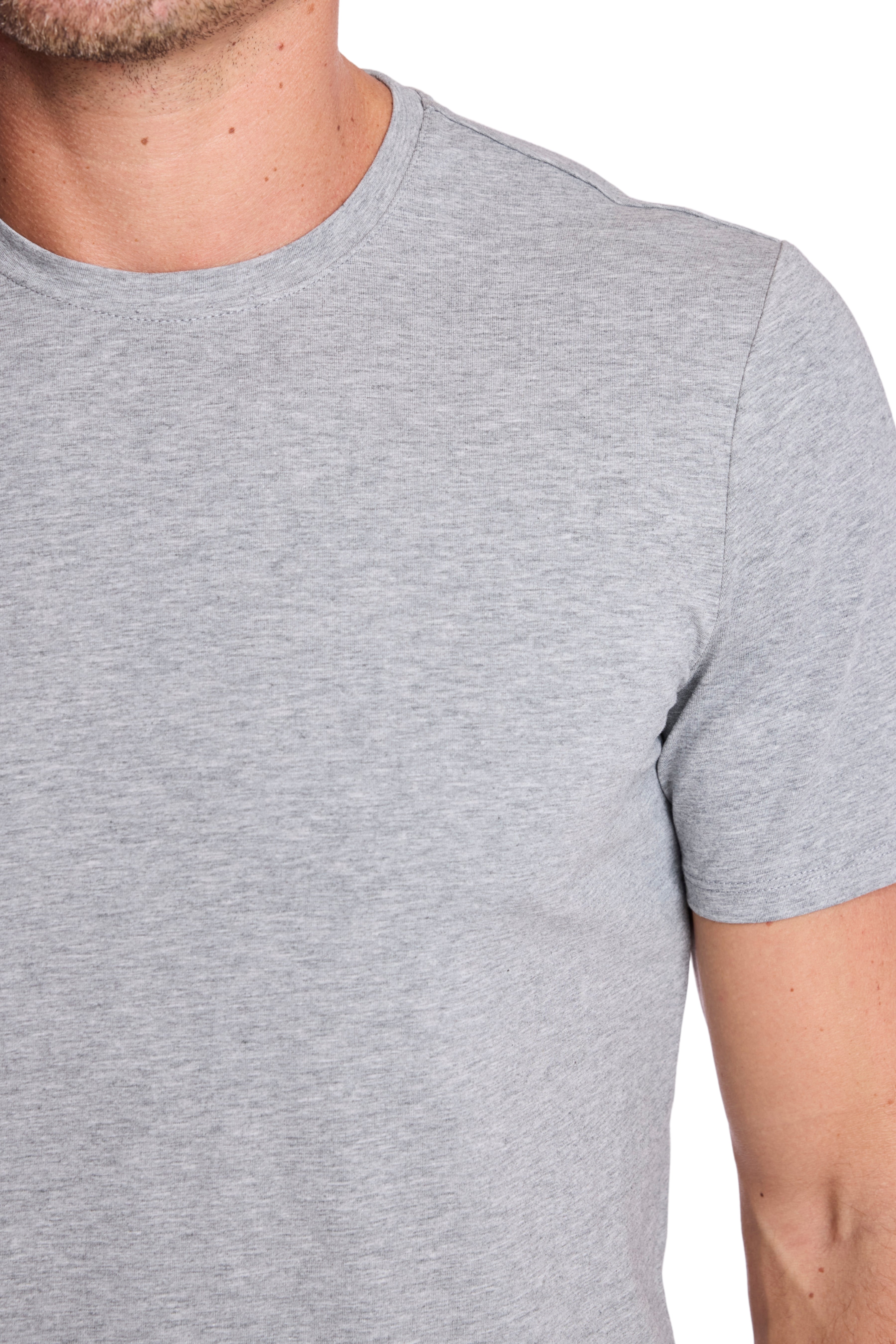 Lucas Crew T - Light Grey