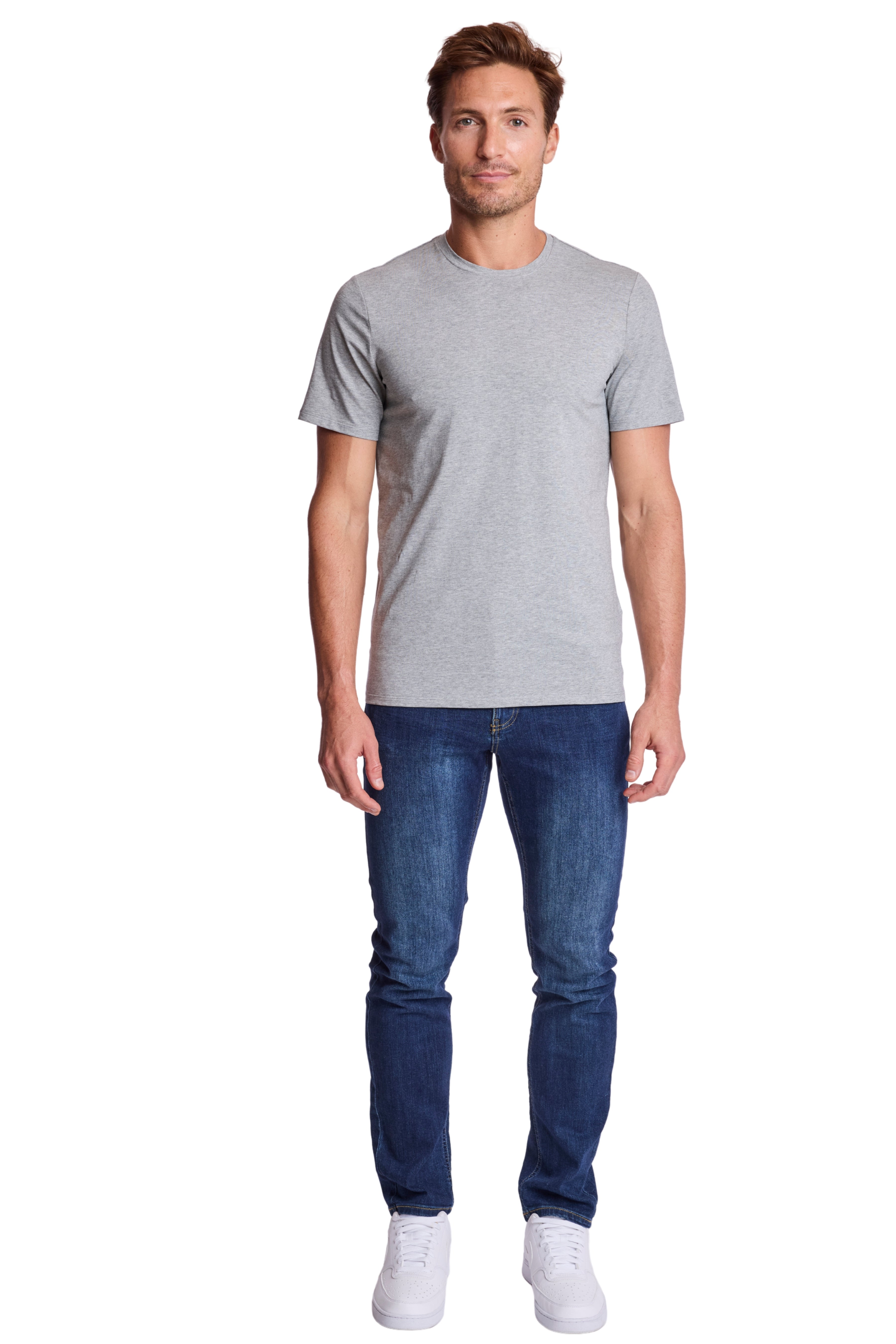 Lucas Crew T - Light Grey