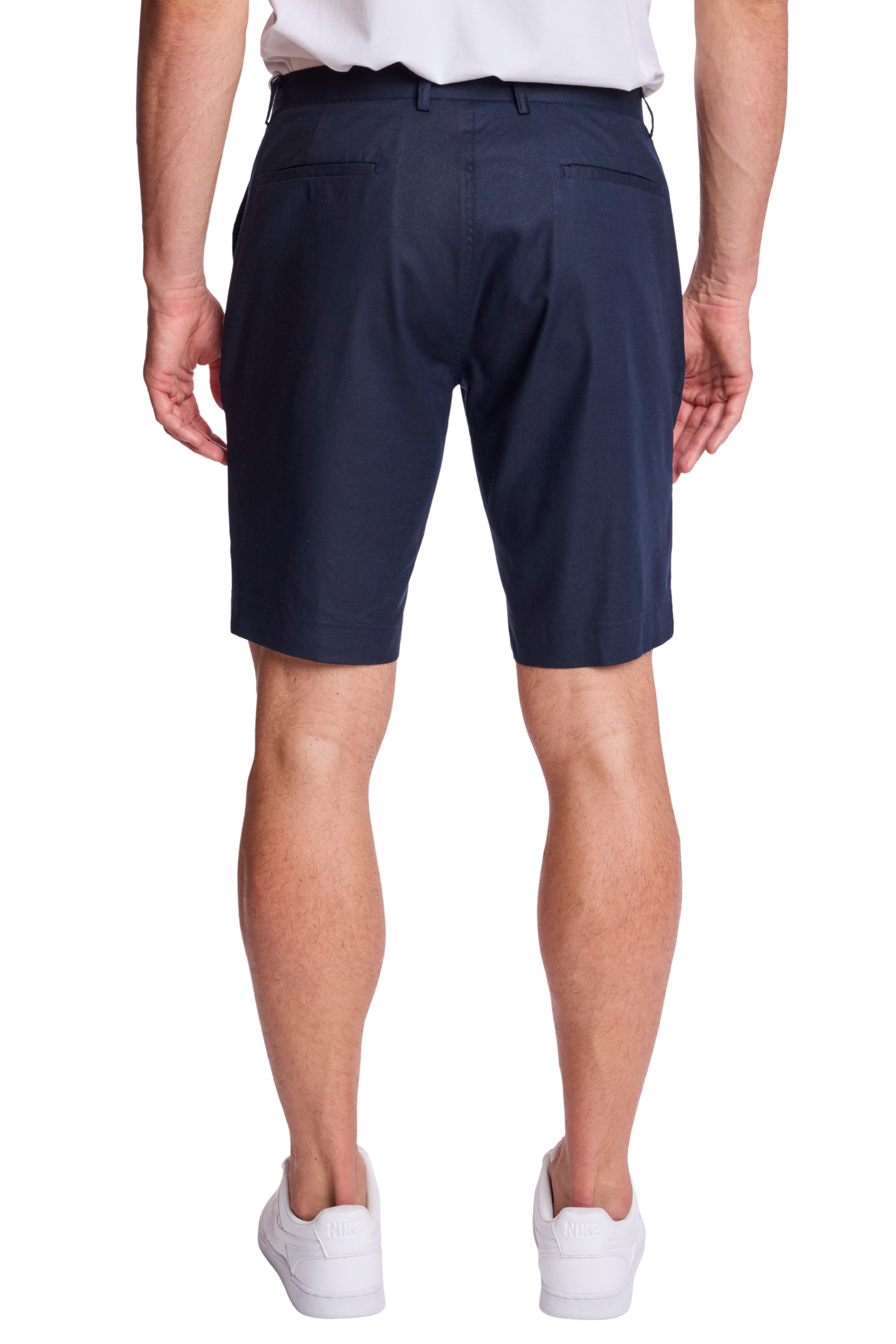 Felix Shorts - slim - Crisp Navy Linen