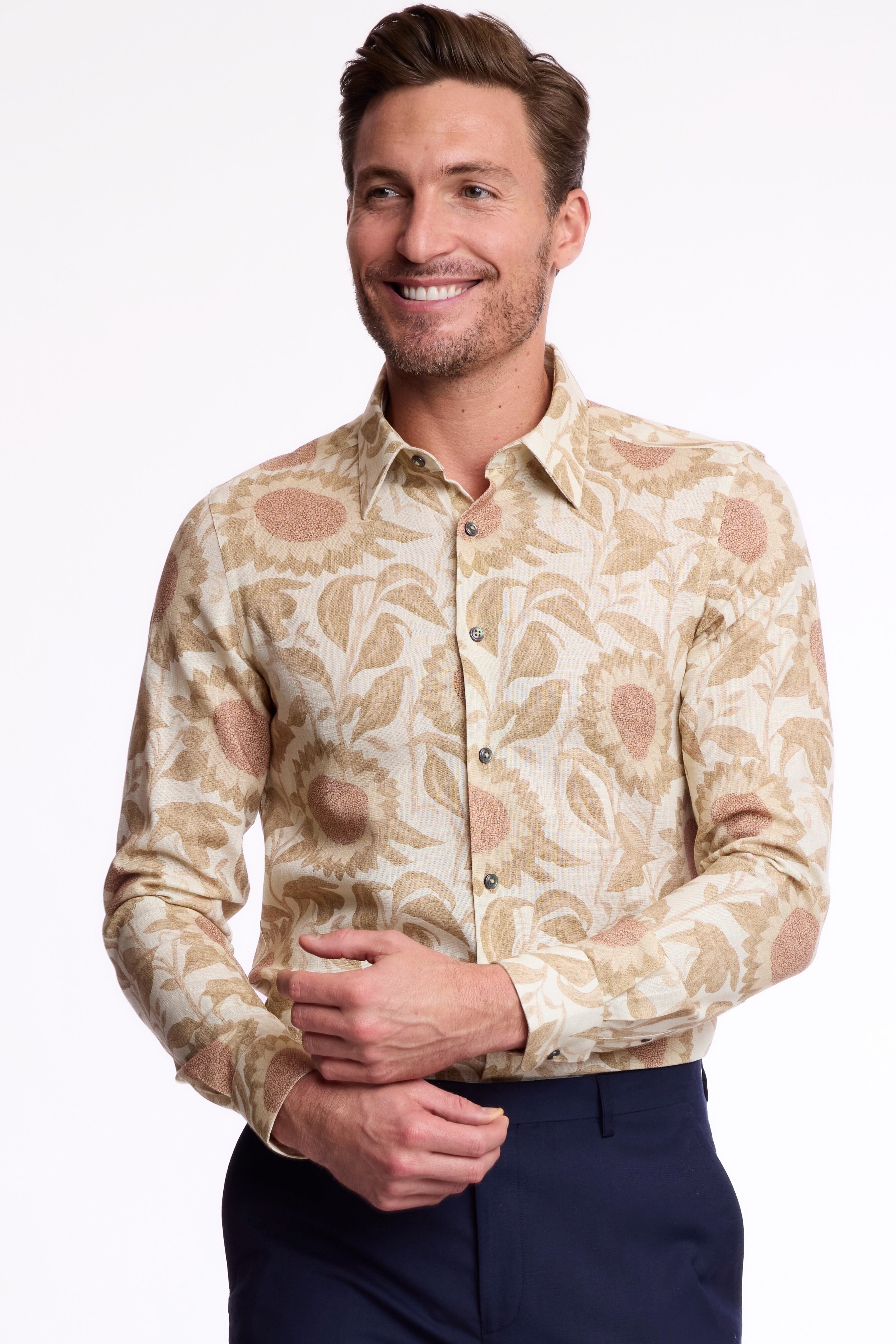 Parker Pointed Collar Shirt - Sunflower