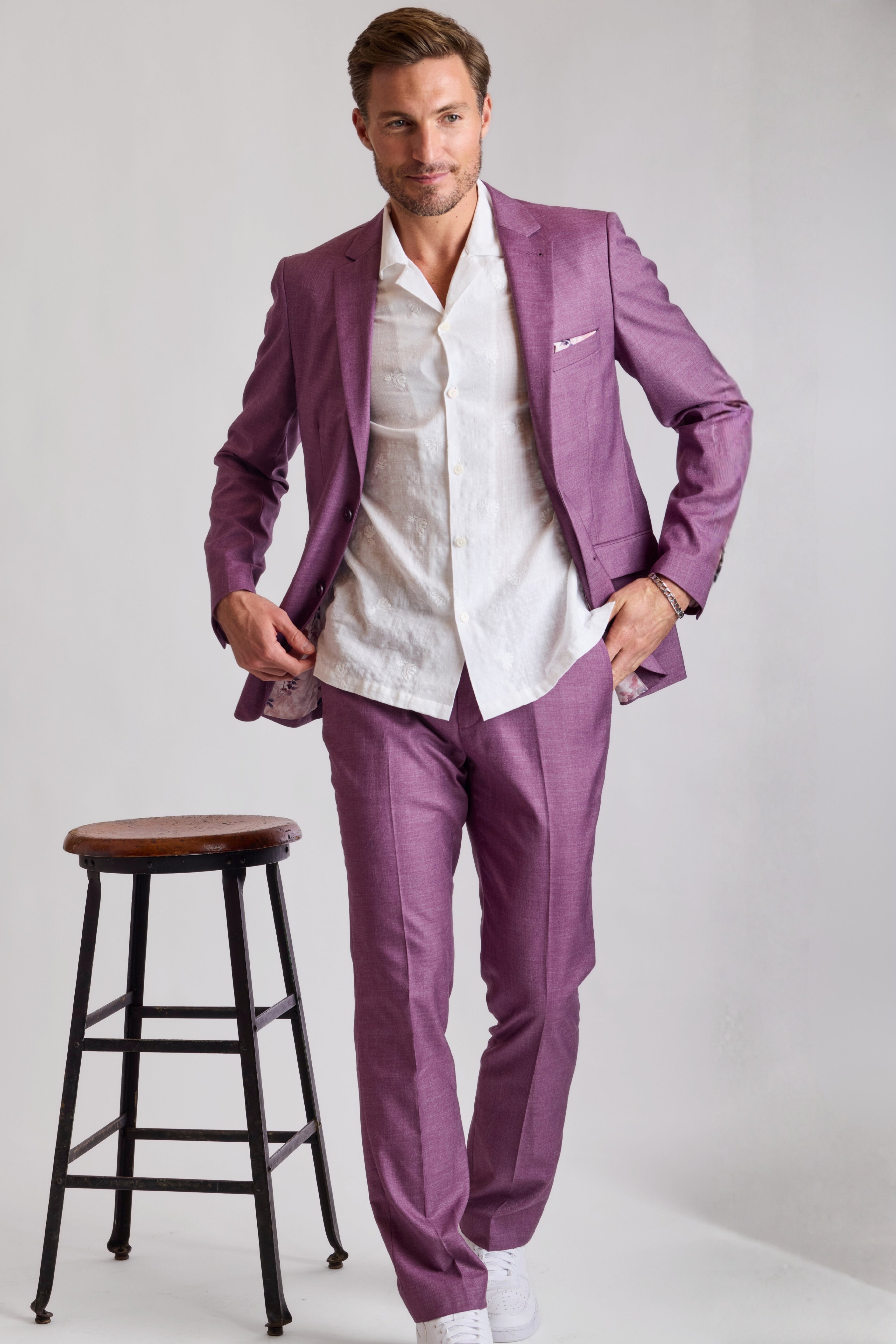 Dover Notch Jacket - slim - Sugar Plum Shark