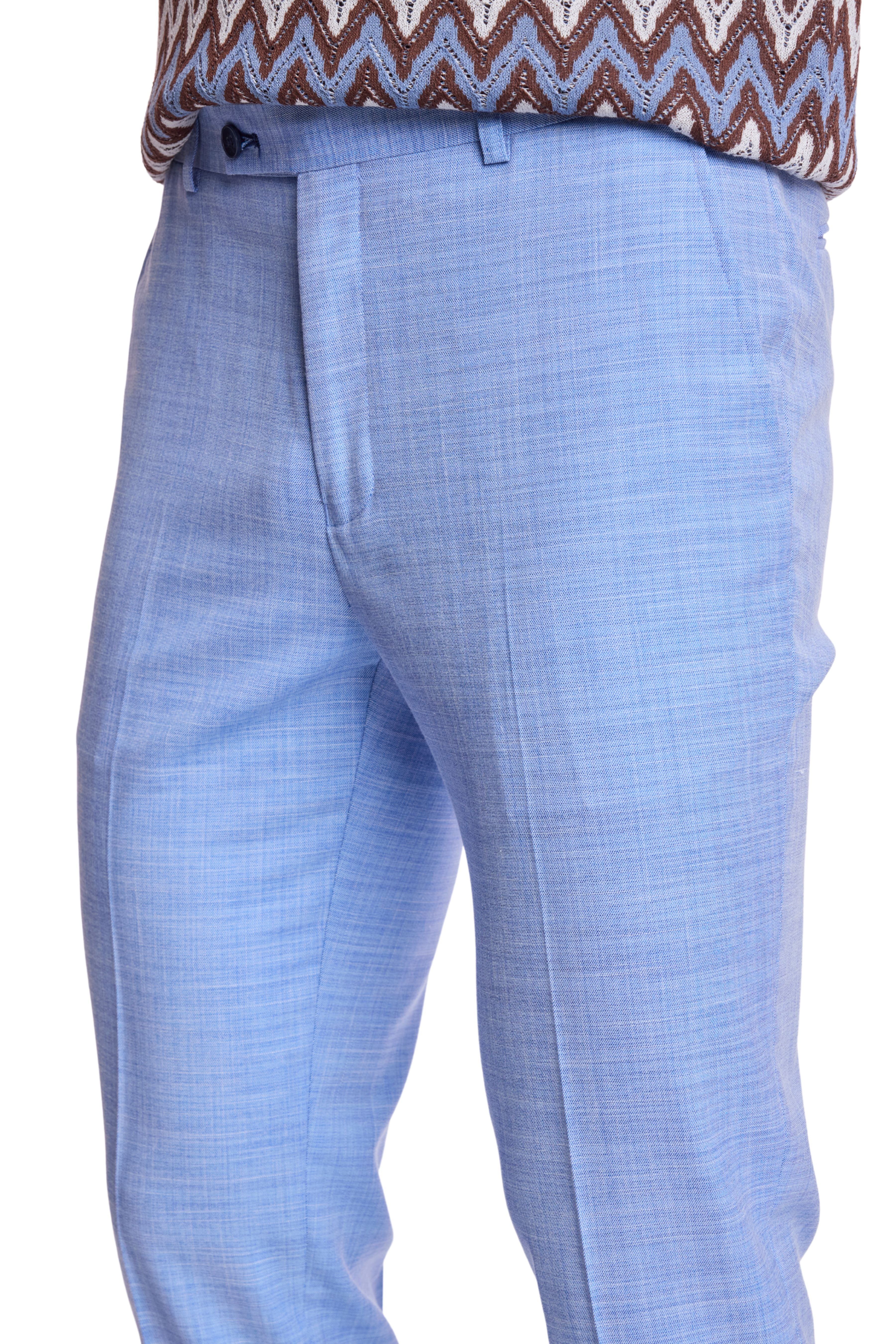 Downing Pants - slim - Blue Ice Shark