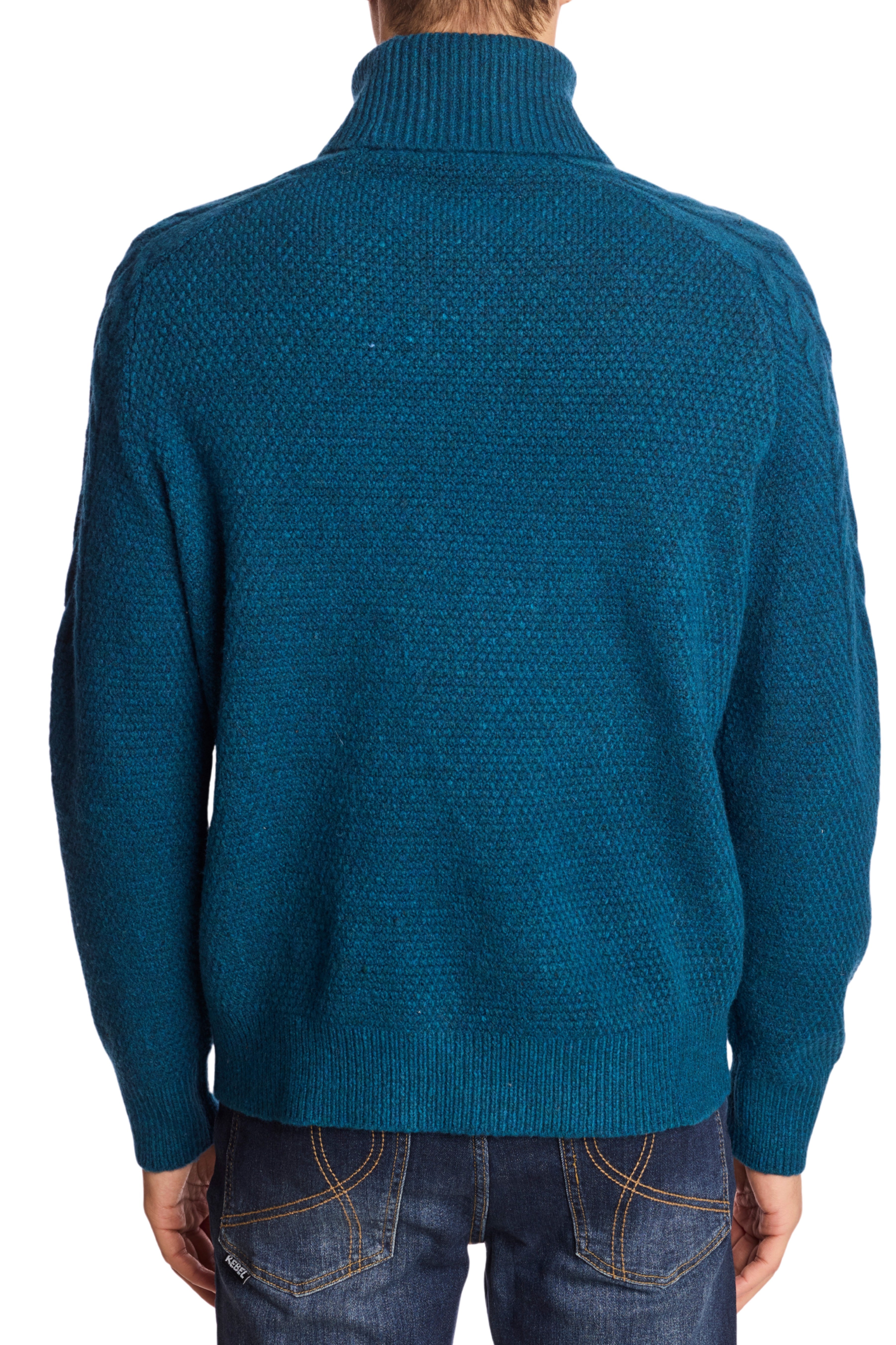 Chunky Turtleneck - Blue Whisp