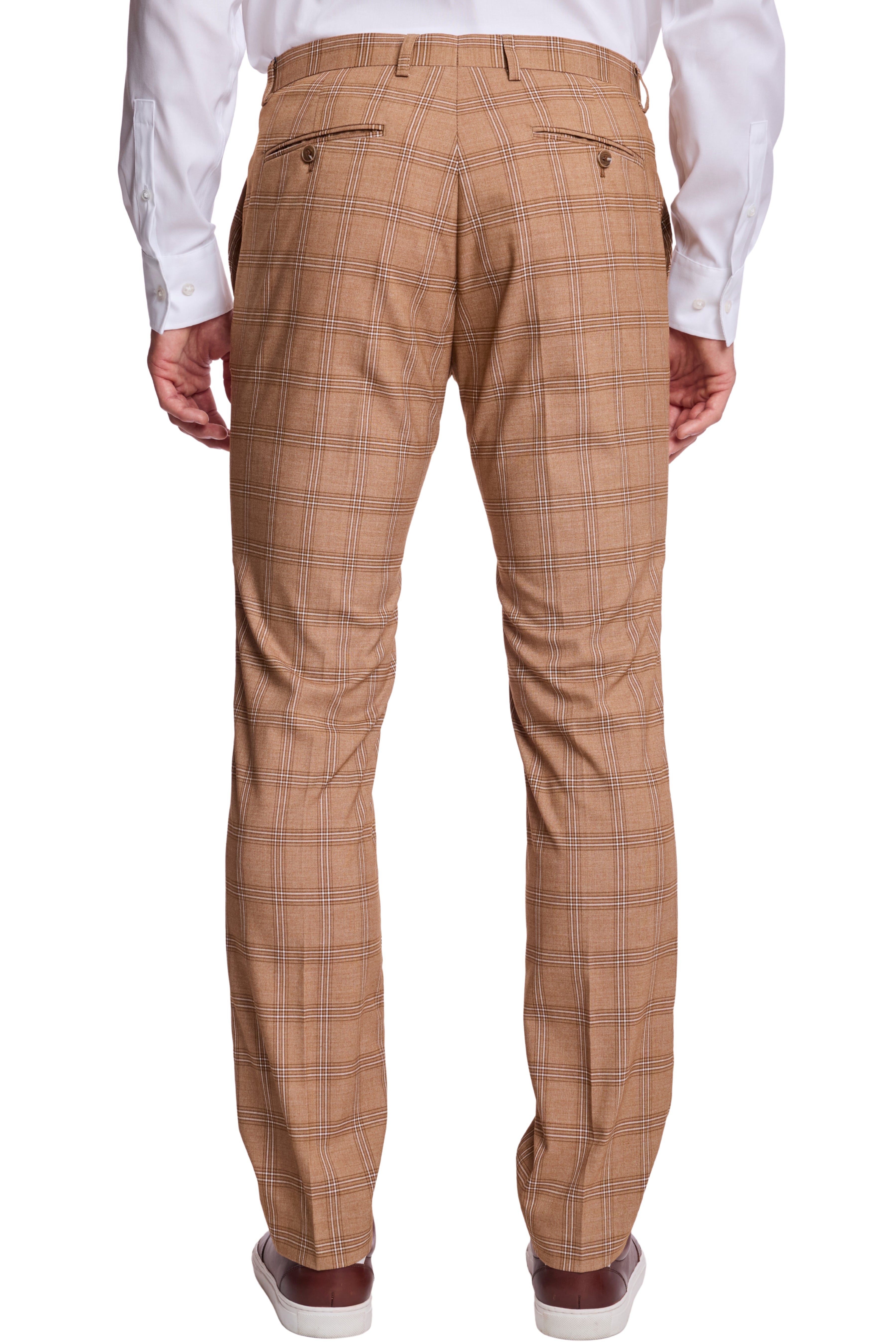 Downing Pants - slim - Chocolate Kombucha Check