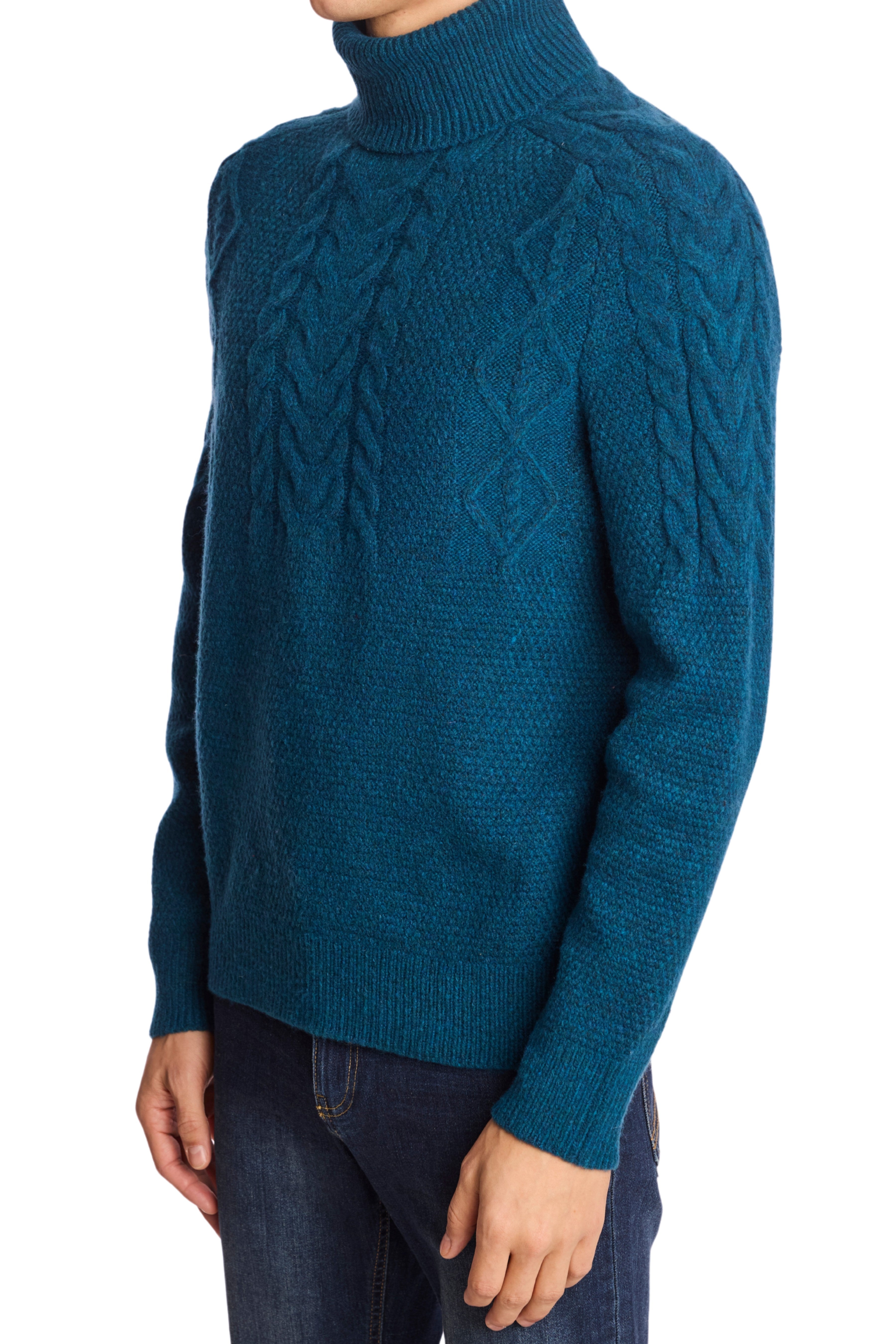Chunky Turtleneck - Blue Whisp