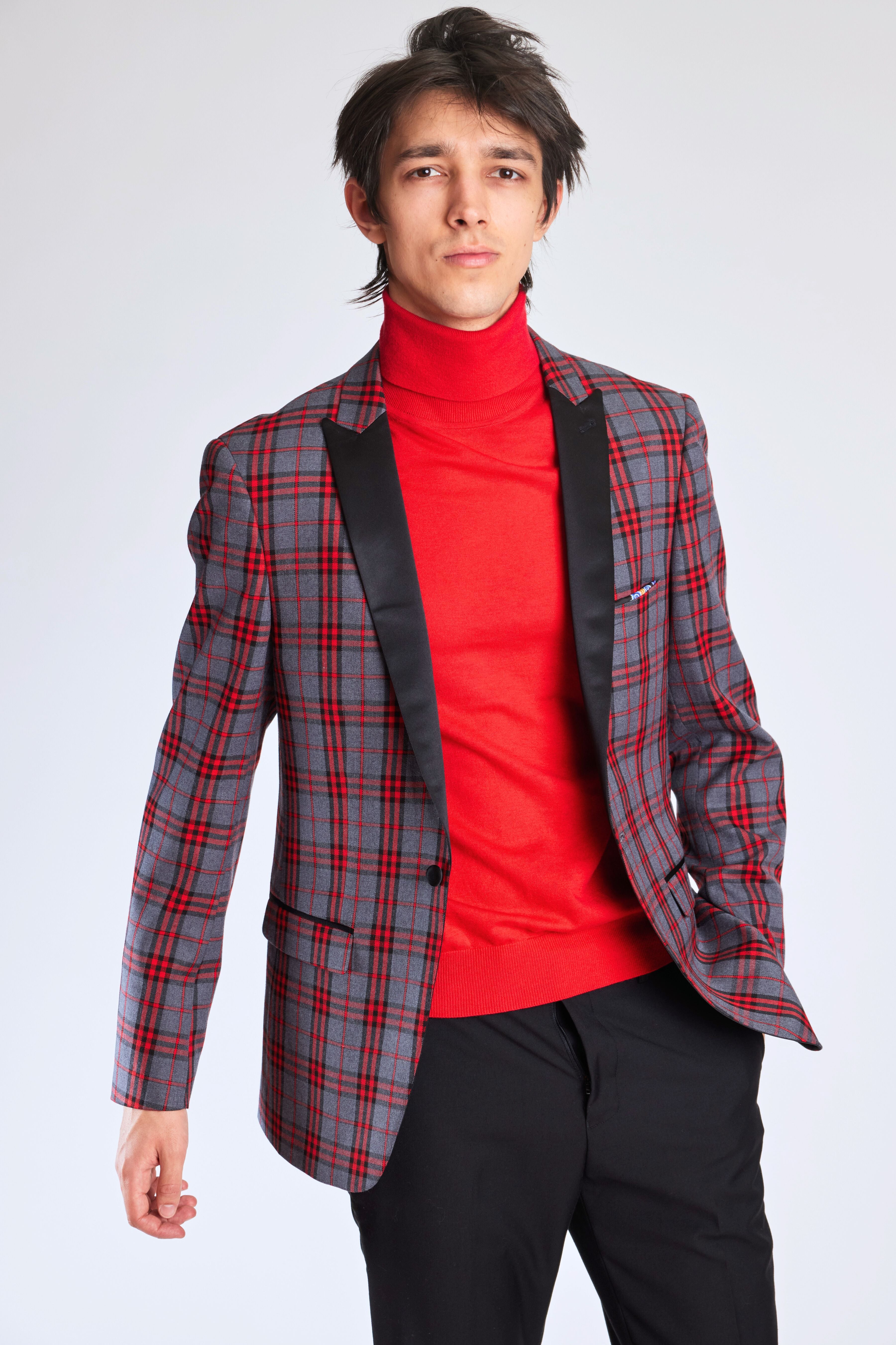 Fine Gauge Turtleneck - Maraschino Cherry