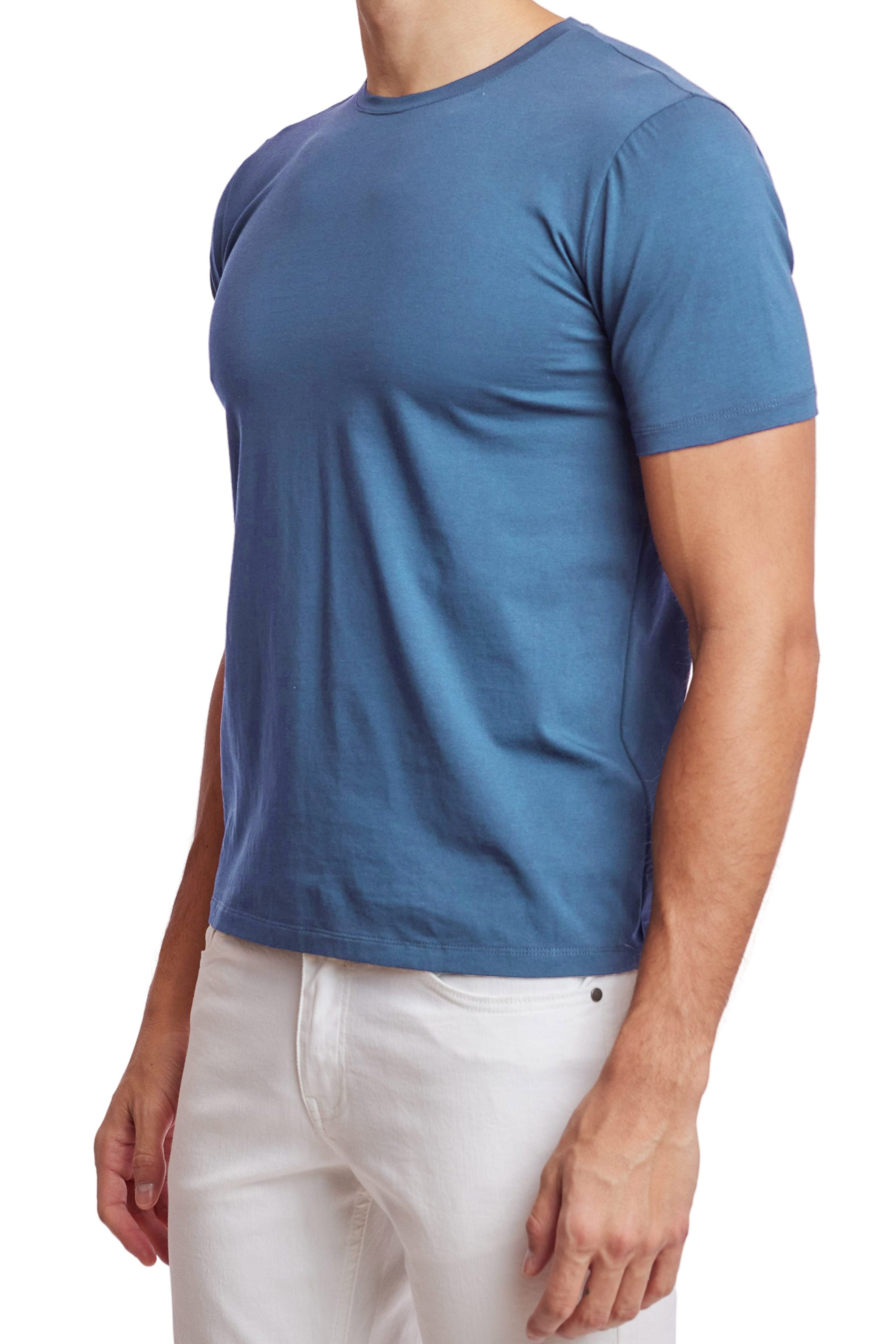 Lucas Crew T - Arctic Blue