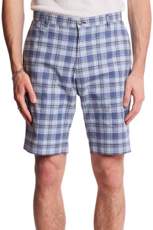  Felix Shorts - slim - Blue Madras Check