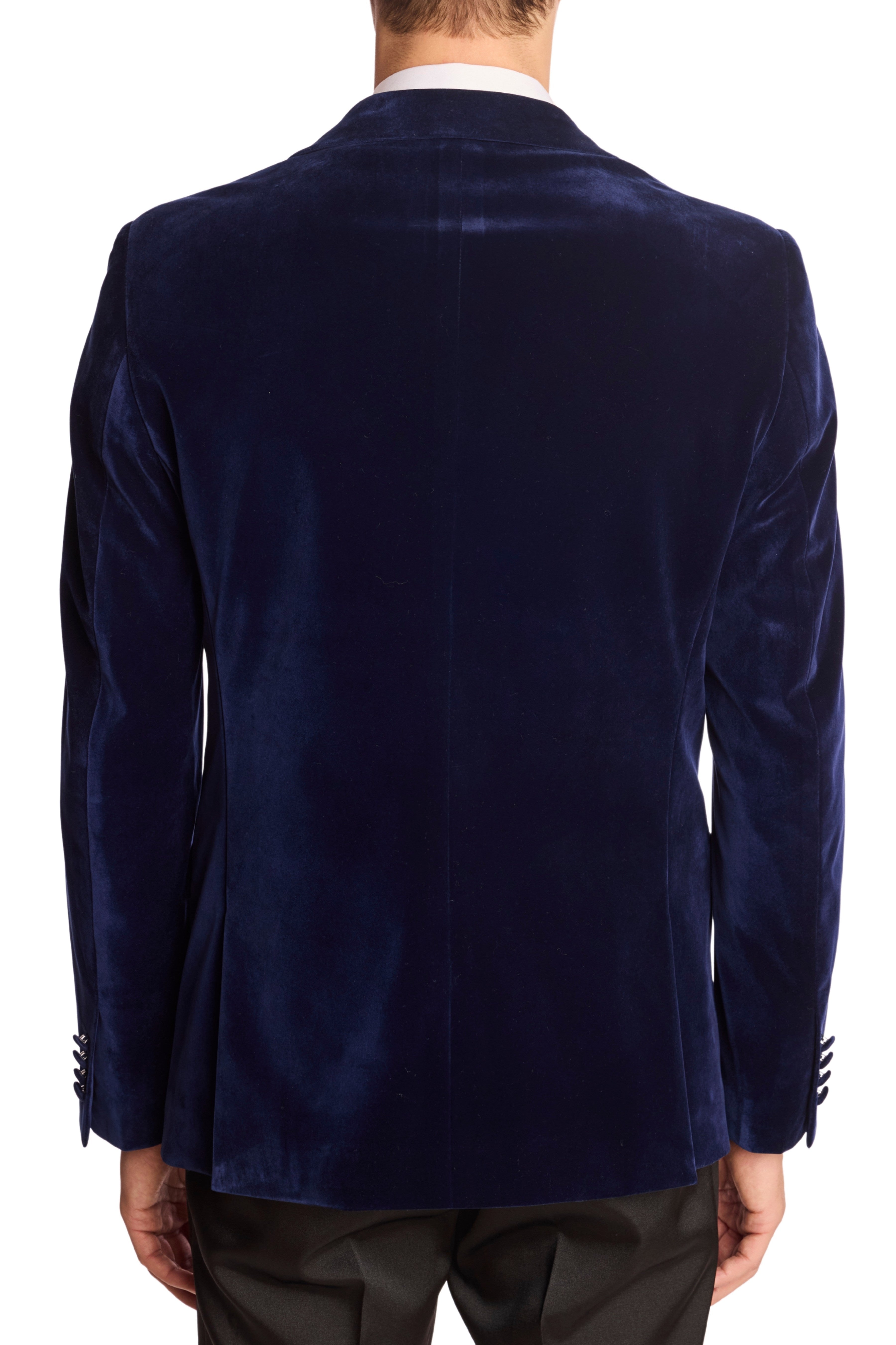 Kyle Big Peak Tux Jacket - slim - Dusk Velvet