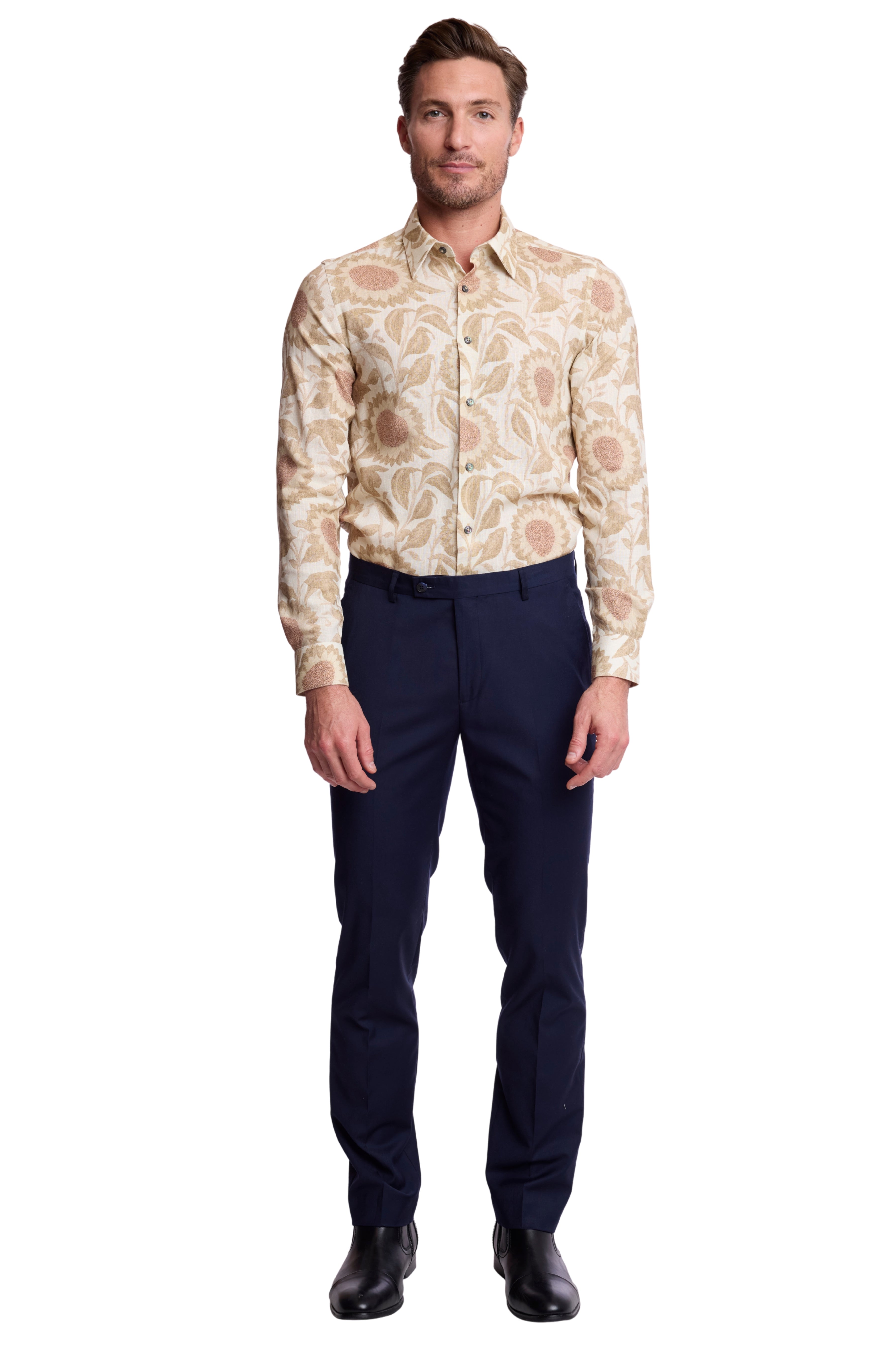 Parker Pointed Collar Shirt - Sunflower