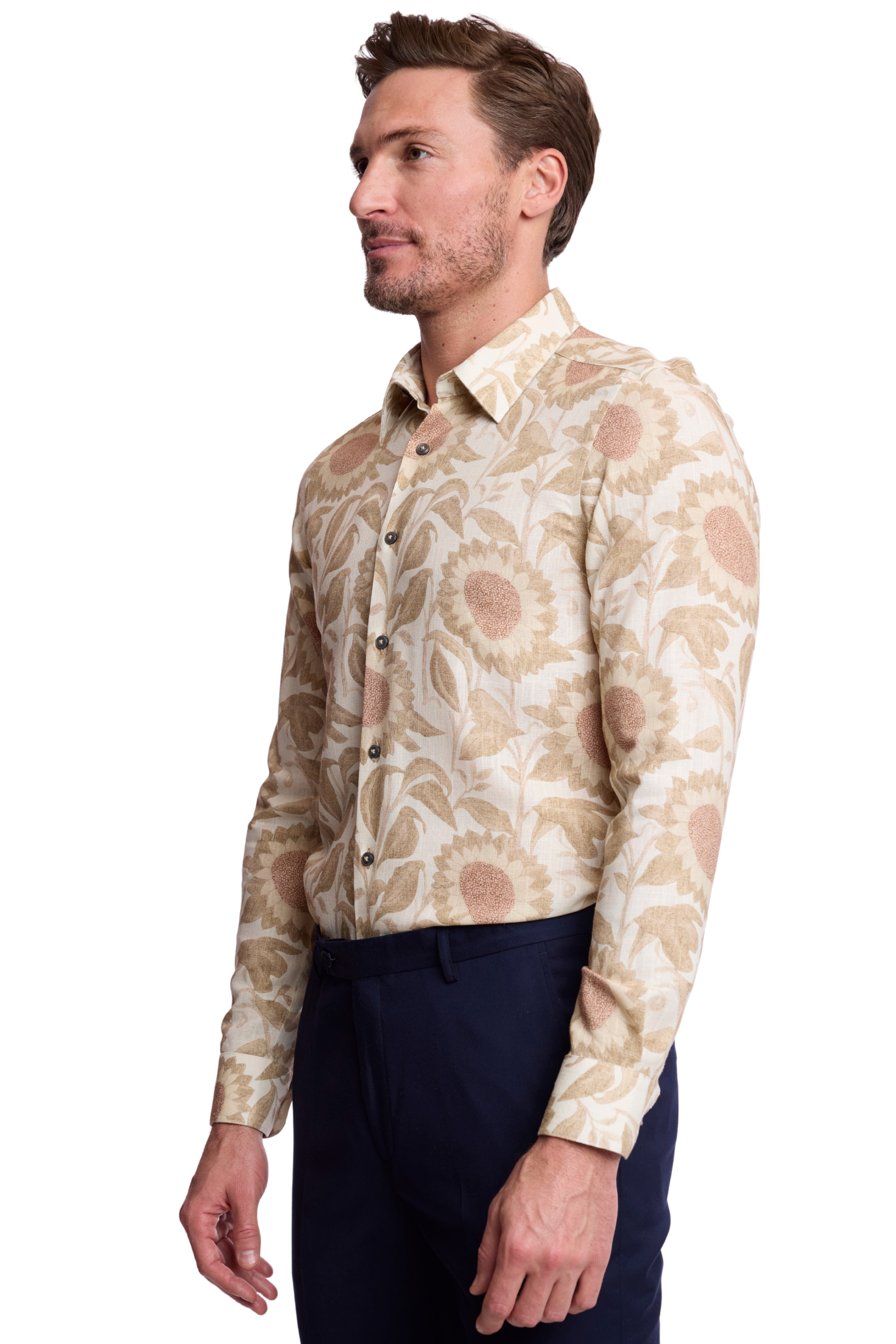 Parker Pointed Collar Shirt - Sunflower