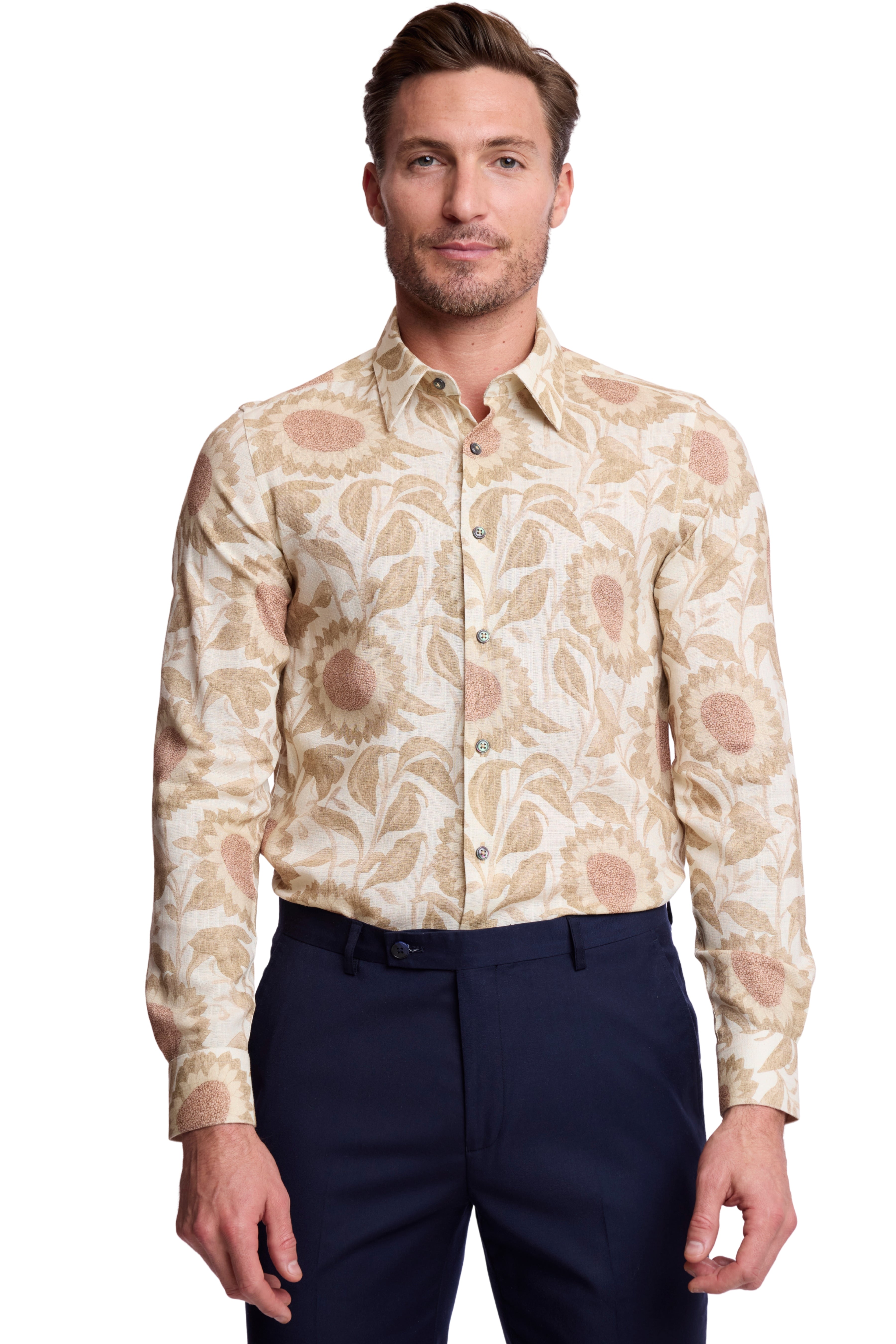 Parker Pointed Collar Shirt - Sunflower