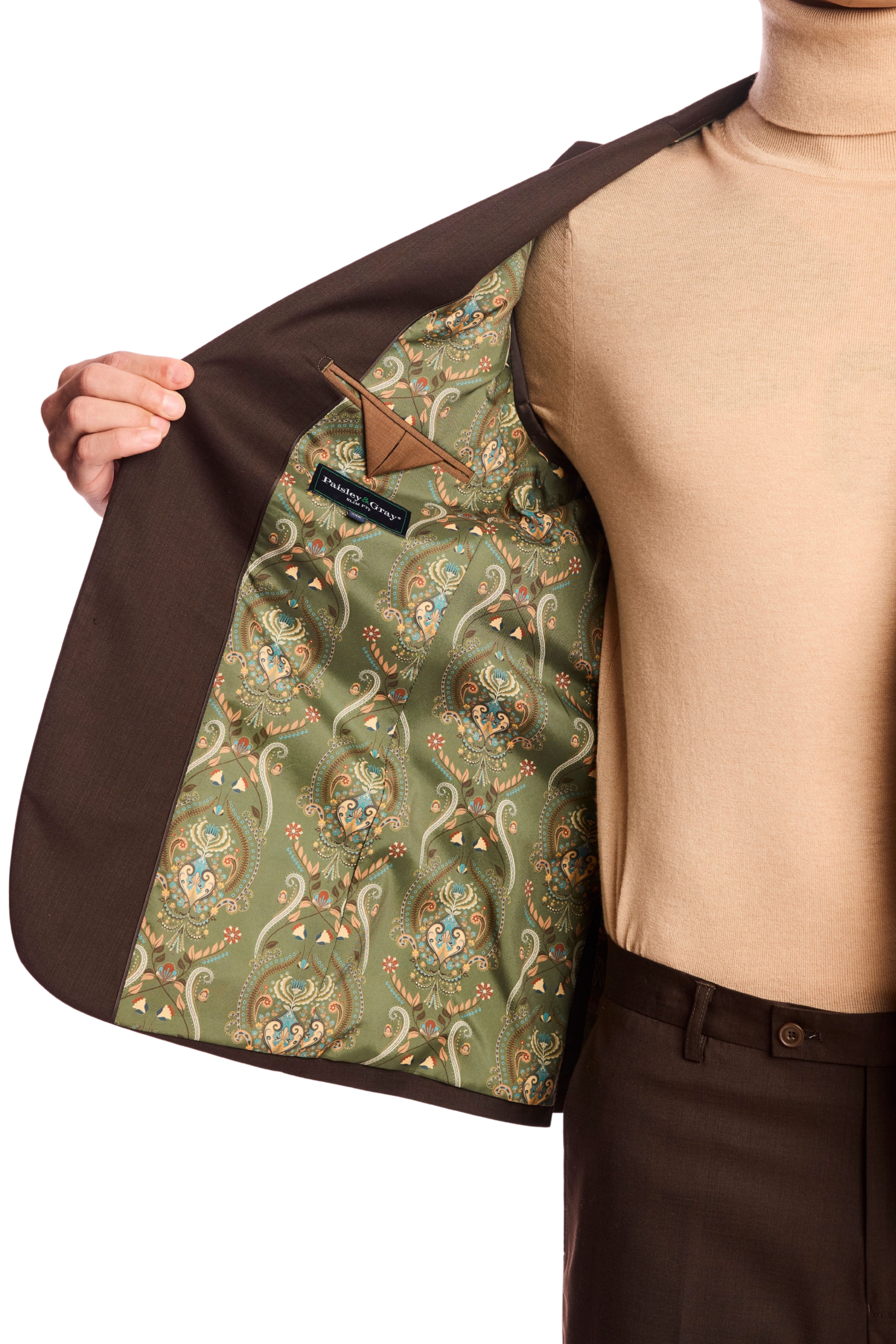 Dover Notch Jacket - slim - Dark Chocolate