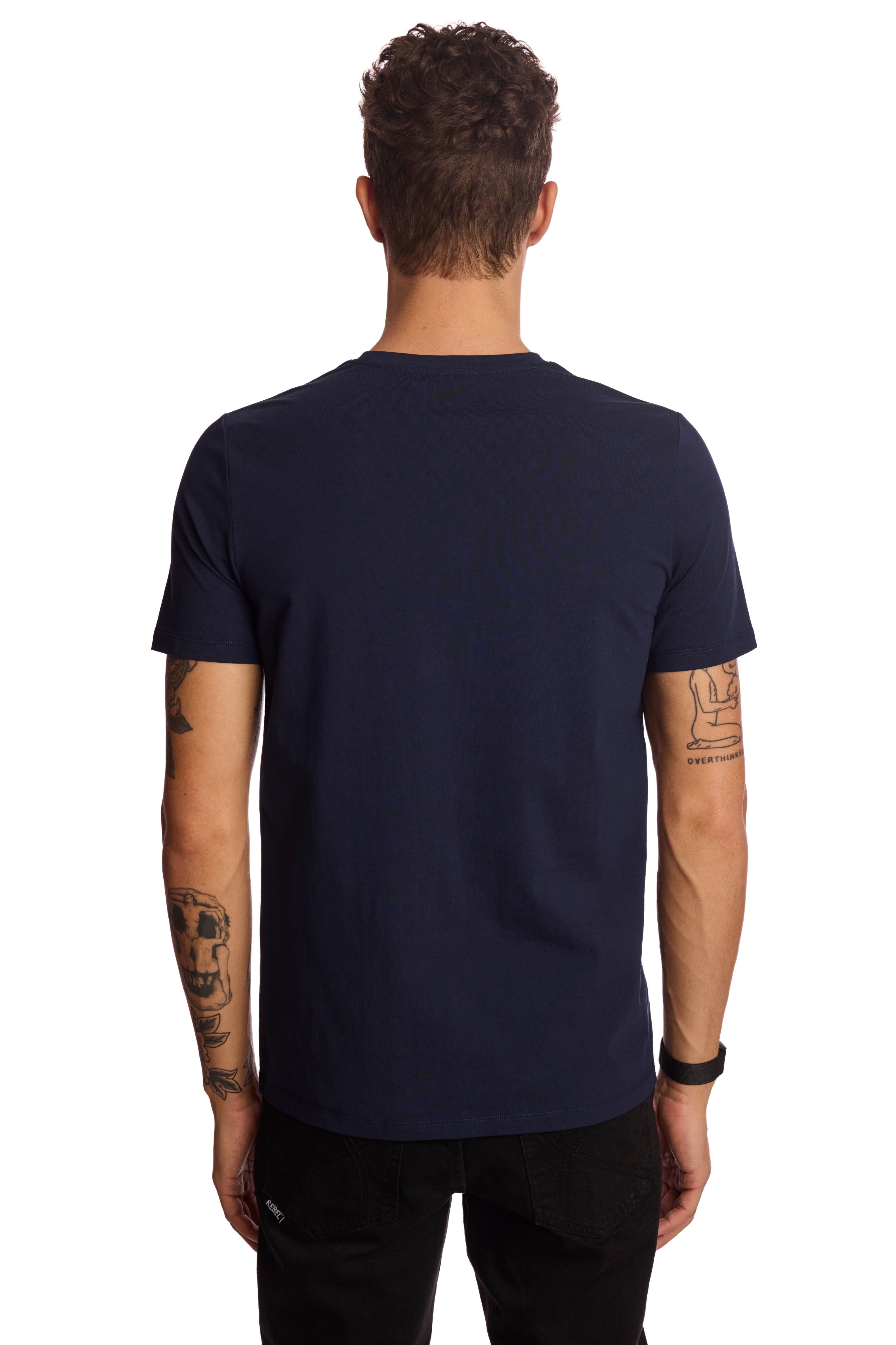 Lucas Crew T-shirt - Navy Blue