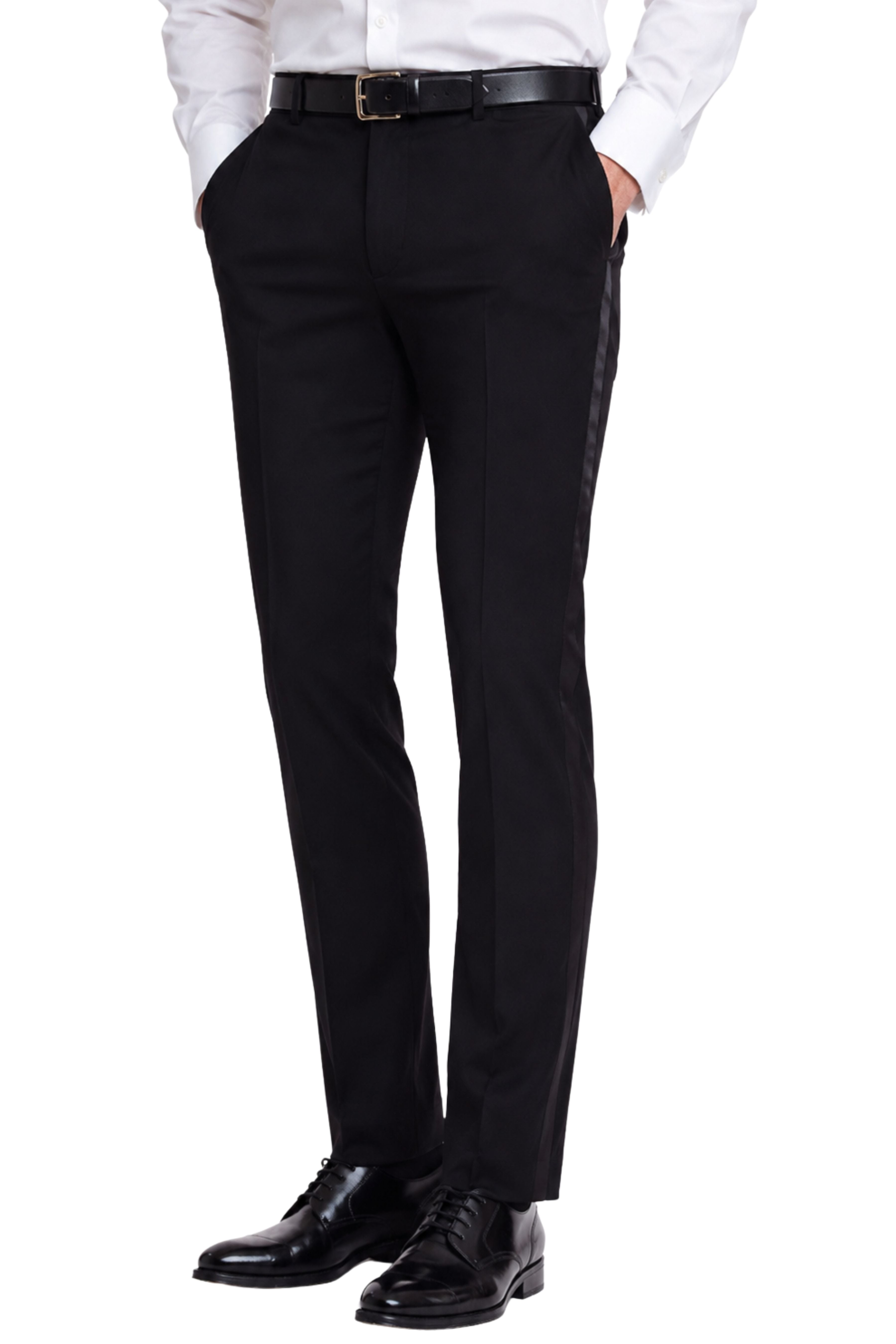 Sloane Tuxedo Pants - Slim - Black