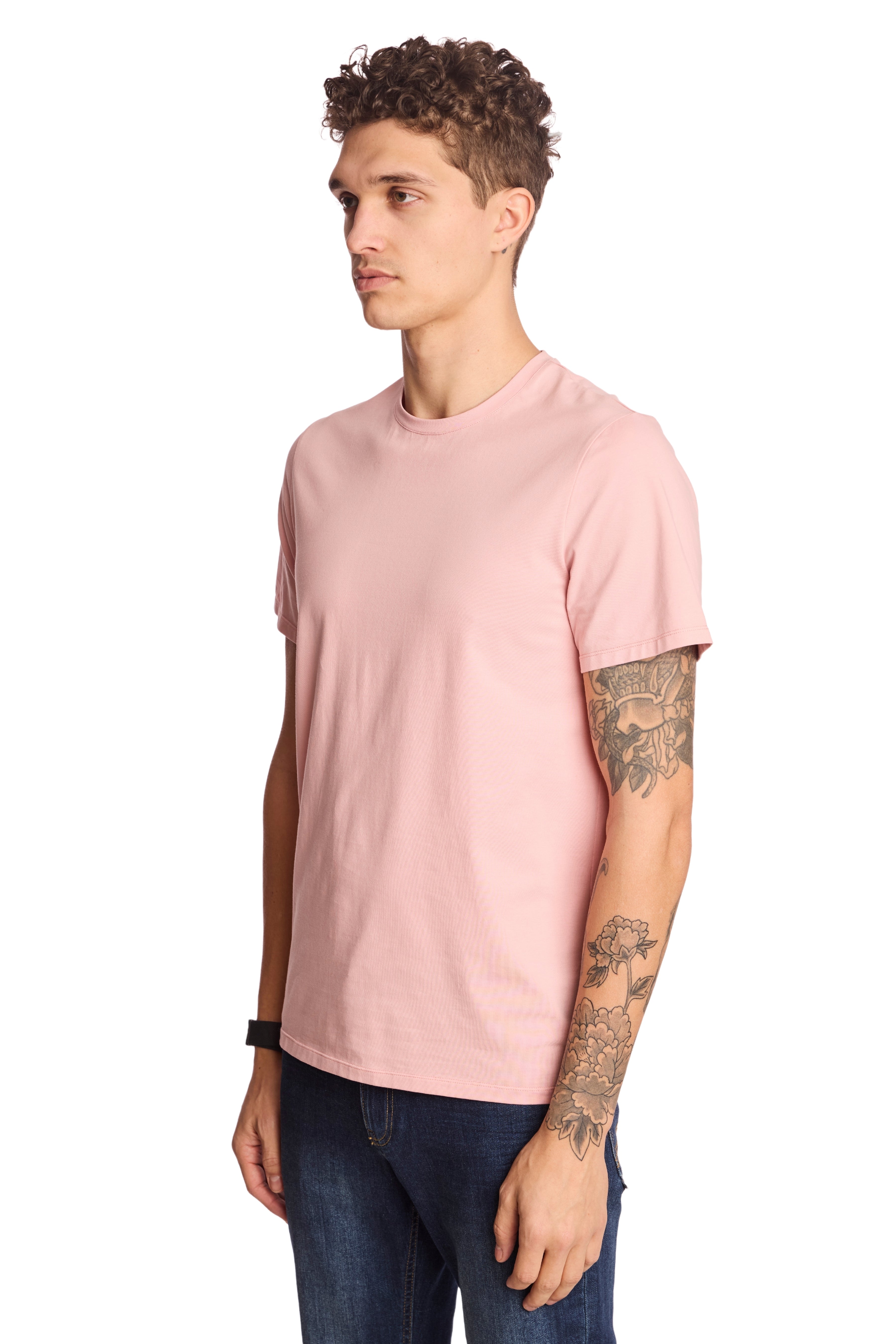 Lucas Crew T - Dusty Pink