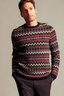  Crewneck Sweater - Black Cherries