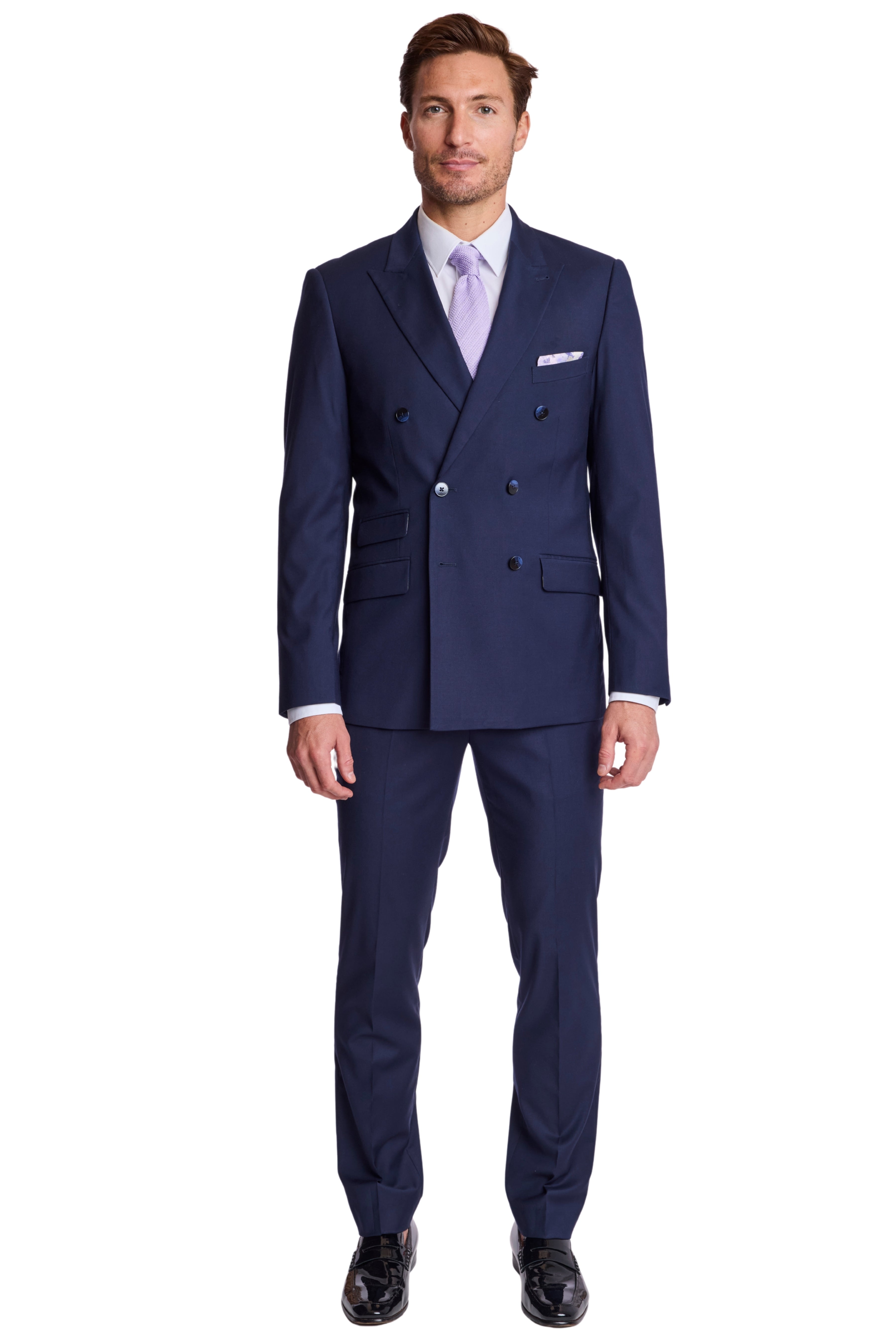 Soho Peak DB Jacket - slim - Solid Navy