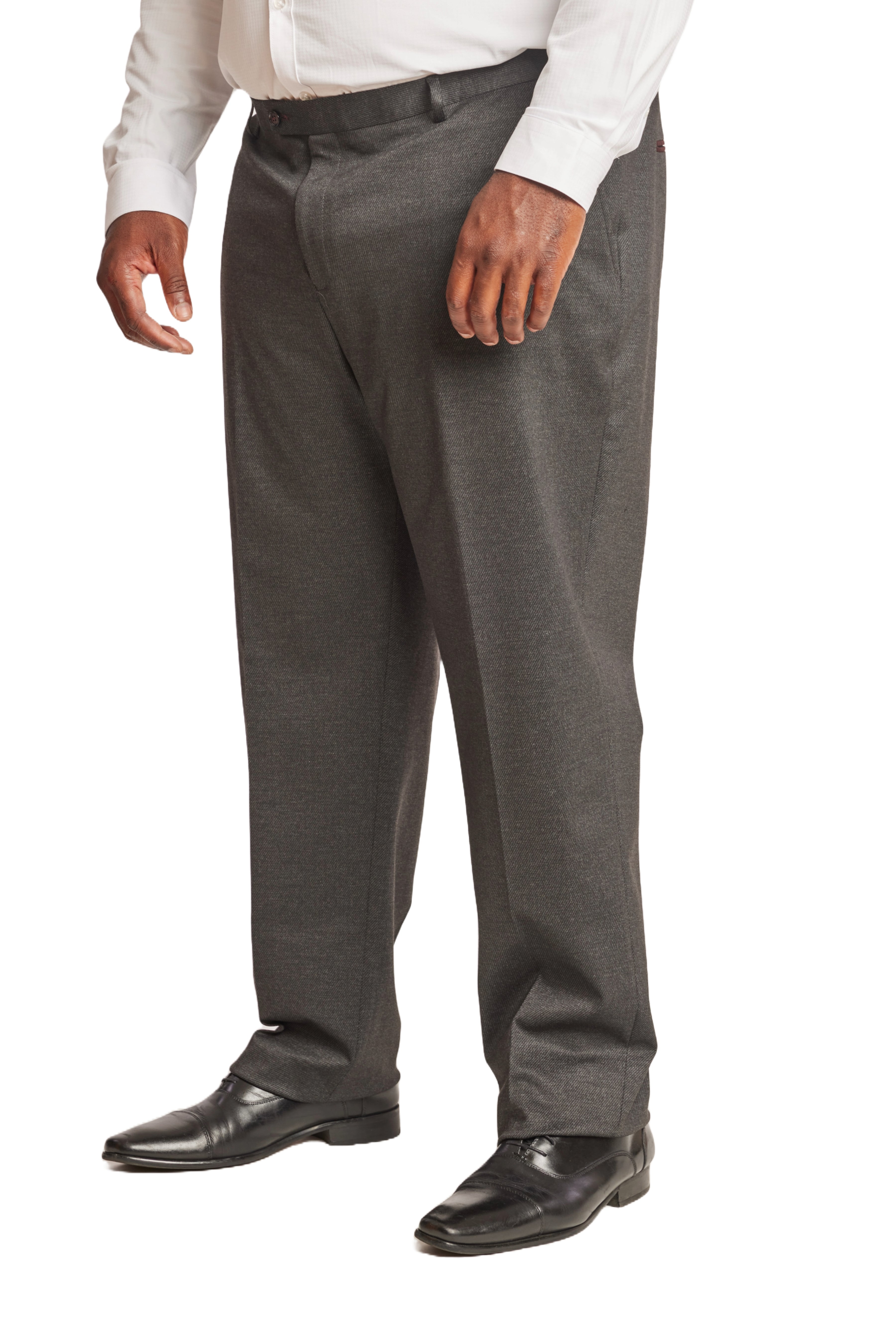 Big & Tall Downing Pants - Charcoal Knit