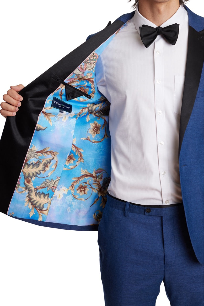 Grosvenor Peak Tux Jacket - slim - Dark Blue Shark