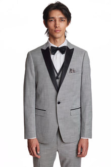 Grosvenor Peak Tux Jacket - slim - Ice Grey Shark