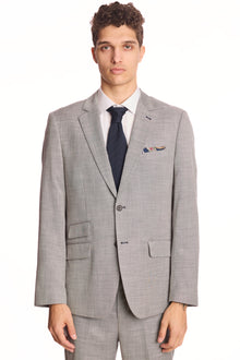  Modern Fit - Dover Notch Jacket - Light Grey Shark