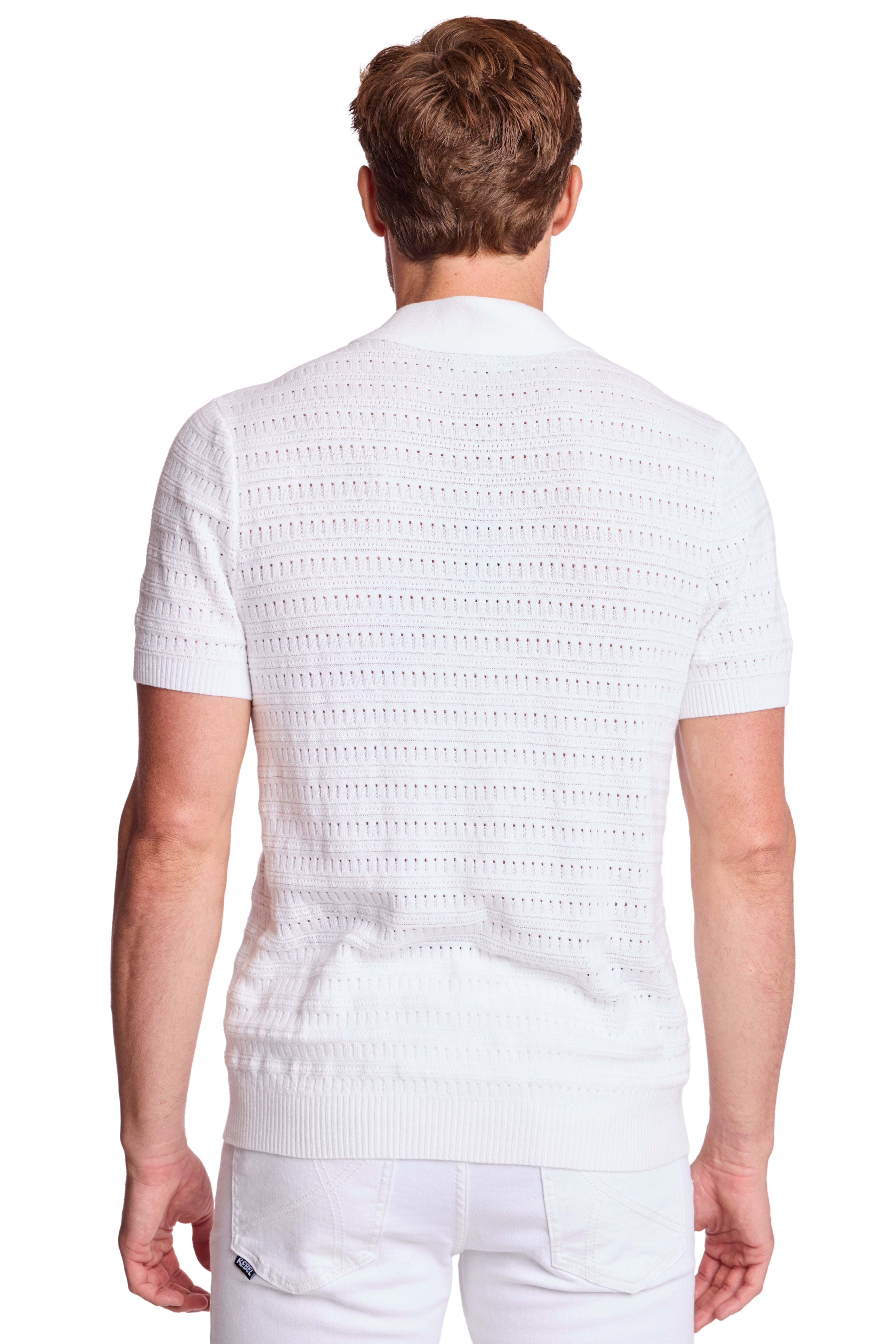 Full Placket Polo - White Lotus