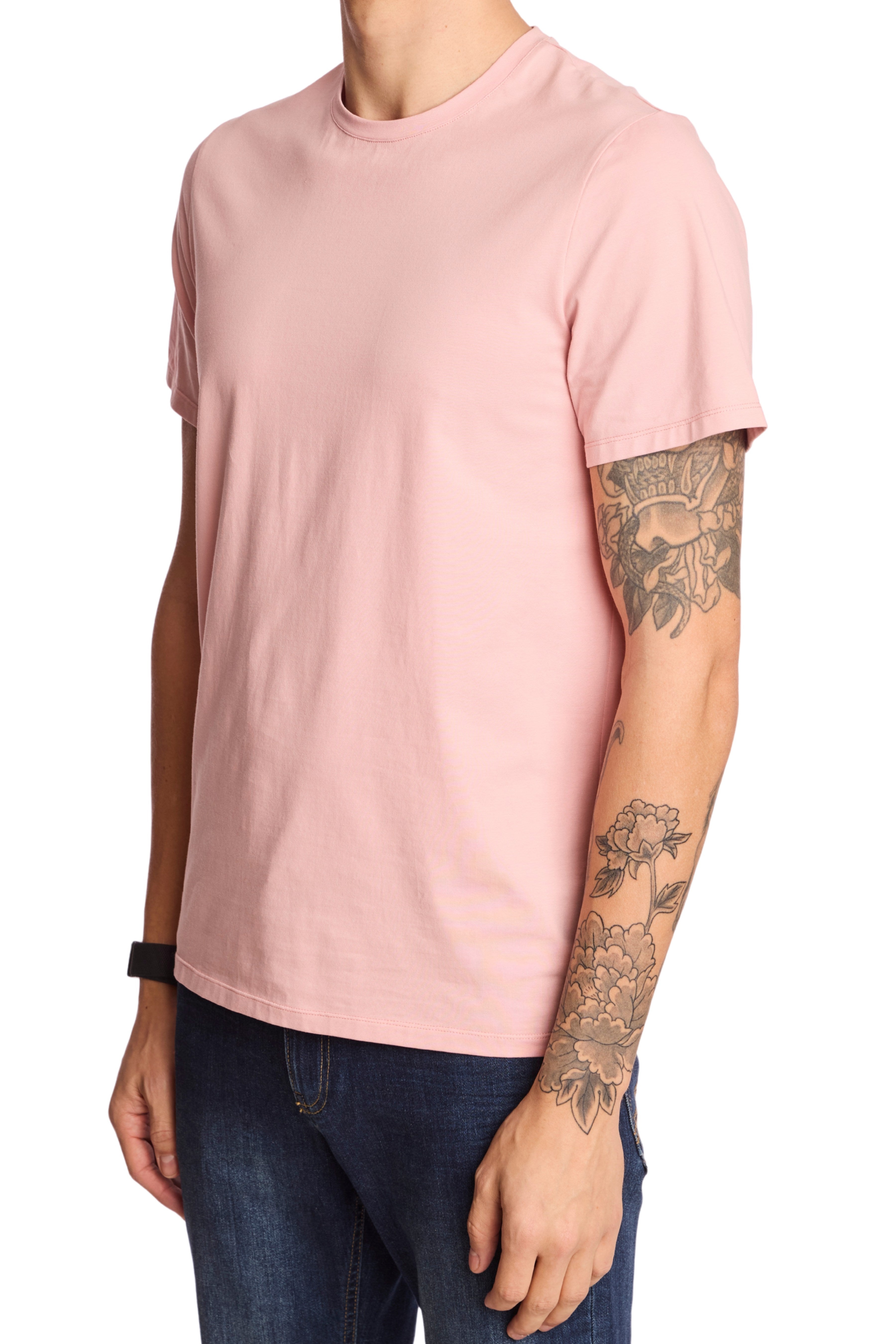 Lucas Crew T - Dusty Pink
