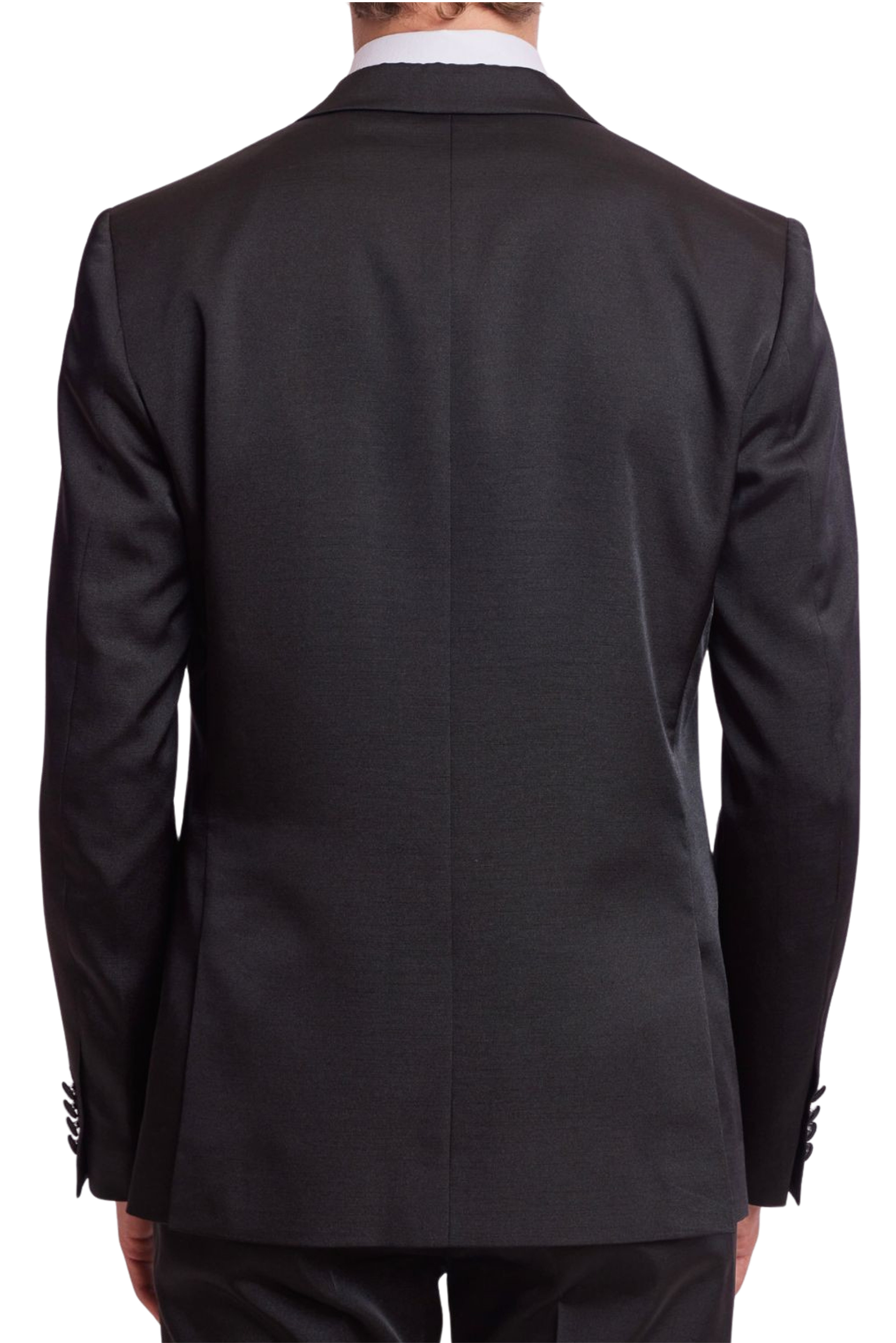 Soho DB Peak Tux Jacket - slim - Black on Black