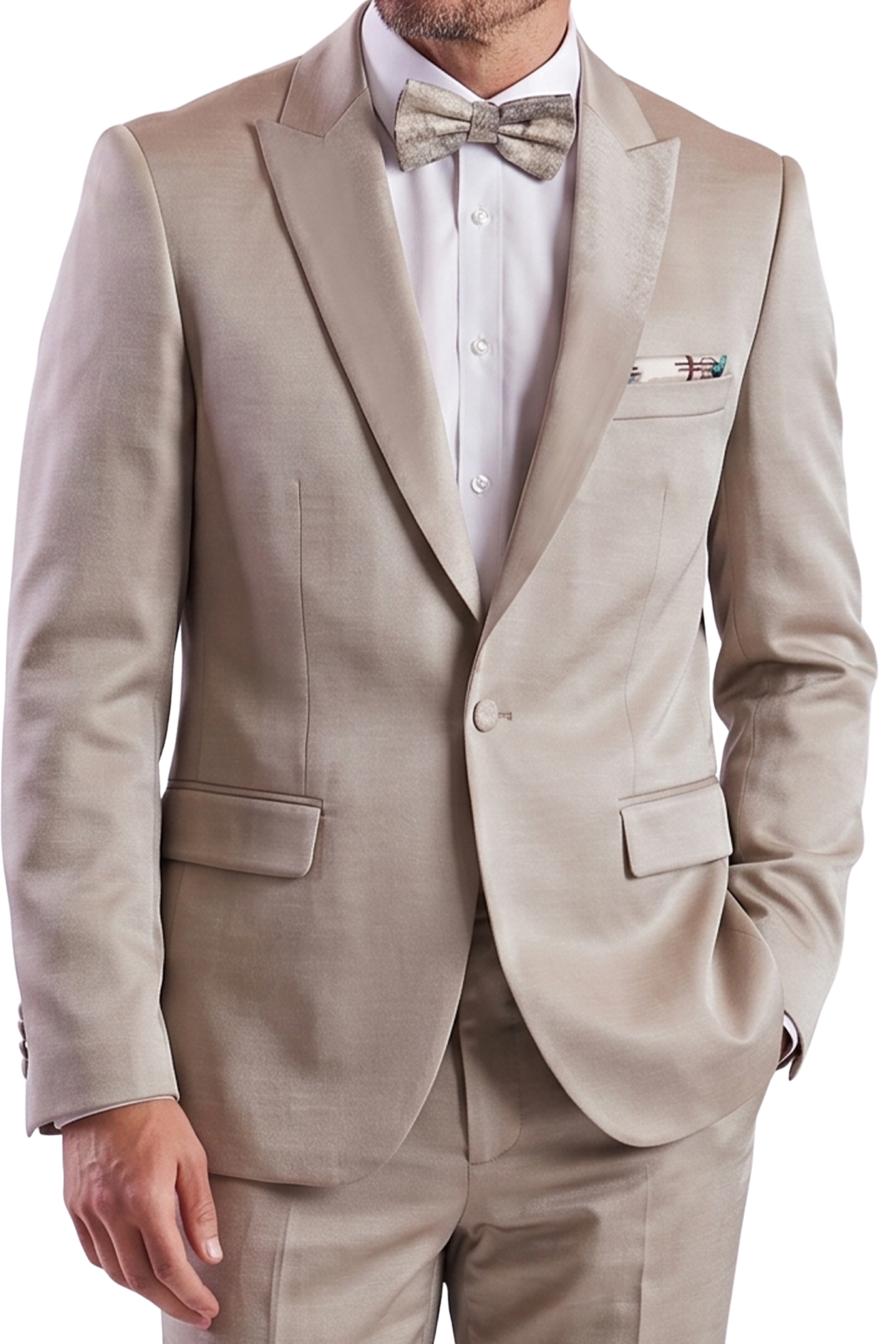 Grosvenor Peak Tux Jacket - slim - Sable Beige
