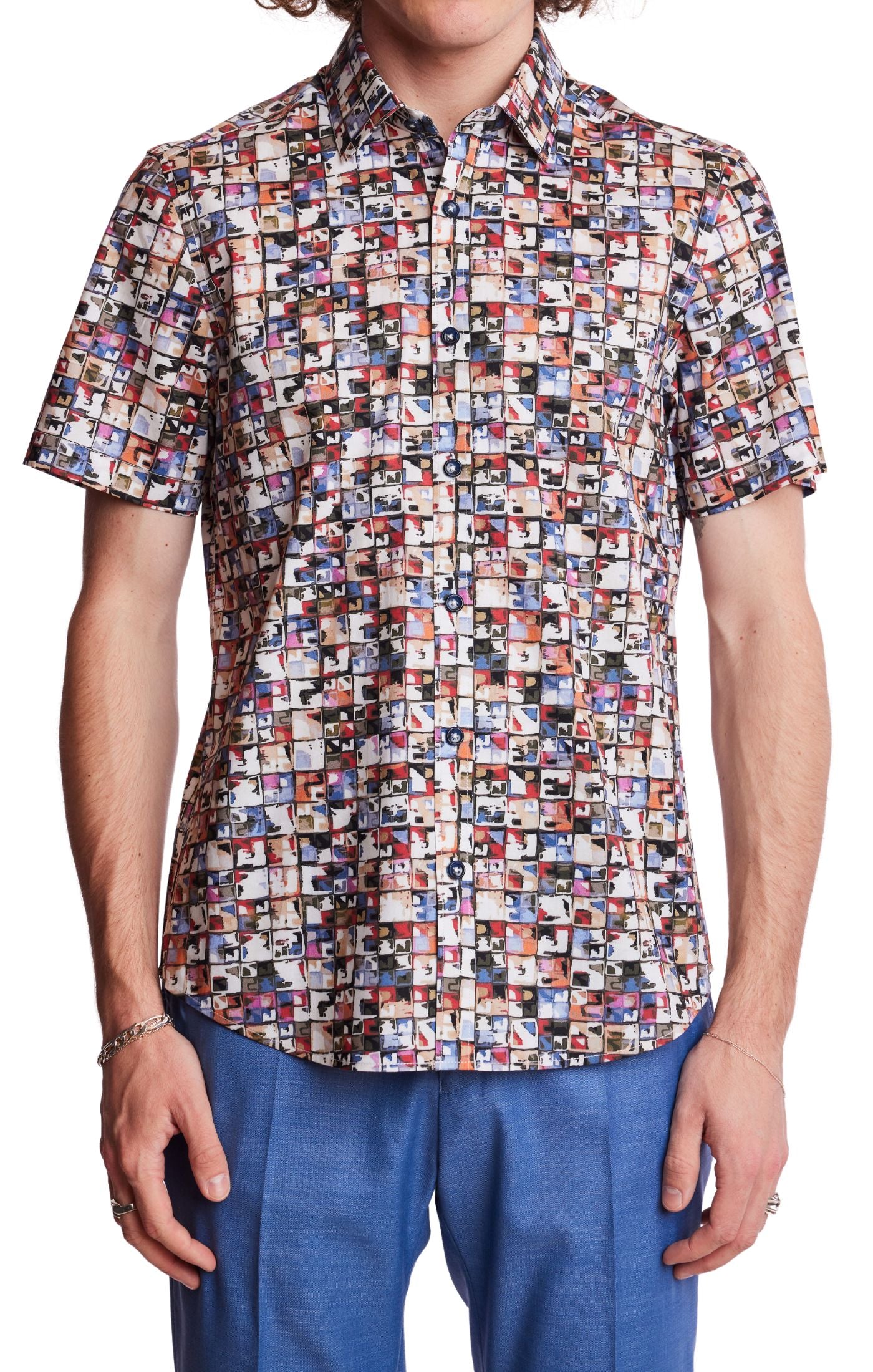 Sawyer shirt - Colorful Squares